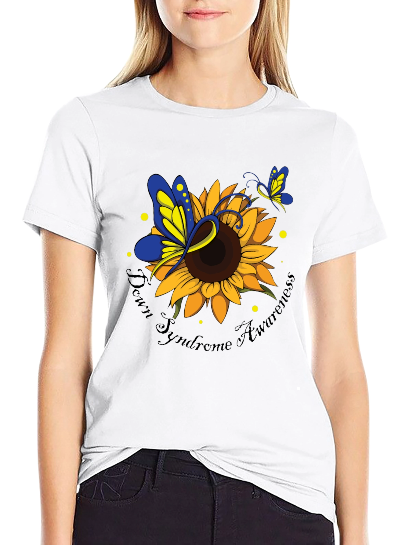Down Syndrome Awareness Sunflower T-Shirt