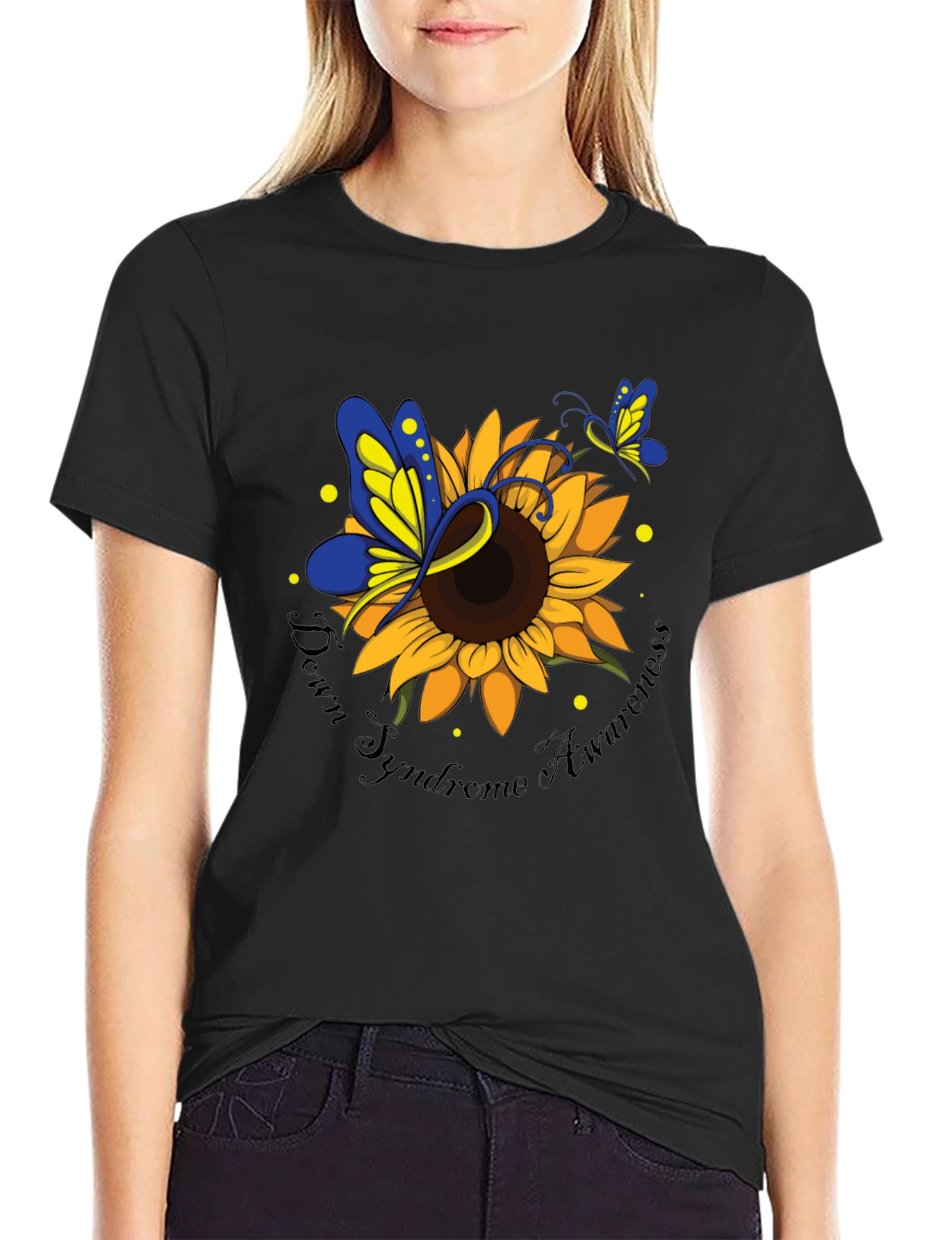 Down Syndrome Awareness Sunflower T-Shirt