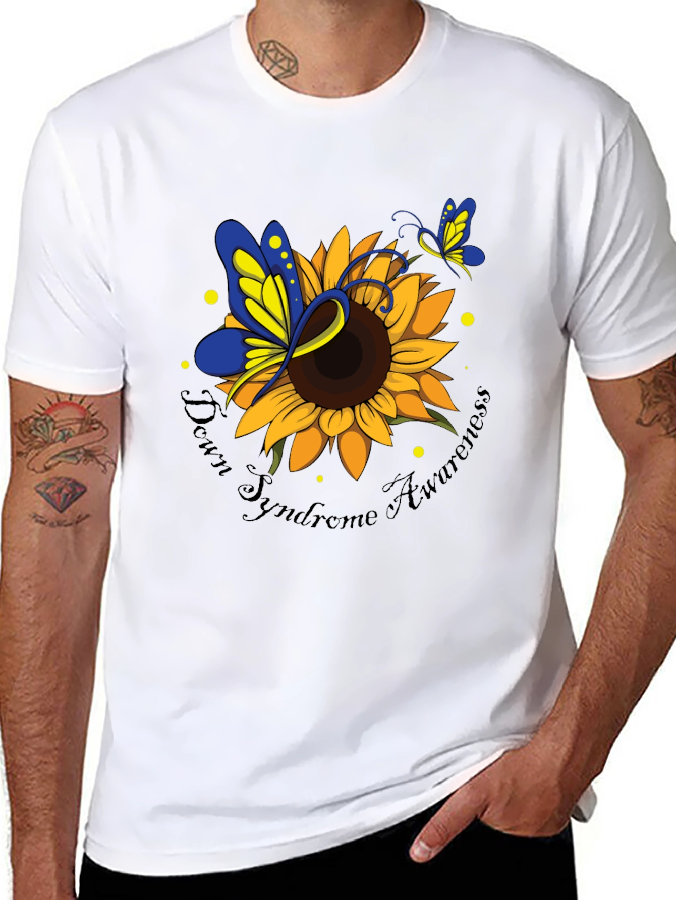Down Syndrome Awareness Sunflower T-Shirt