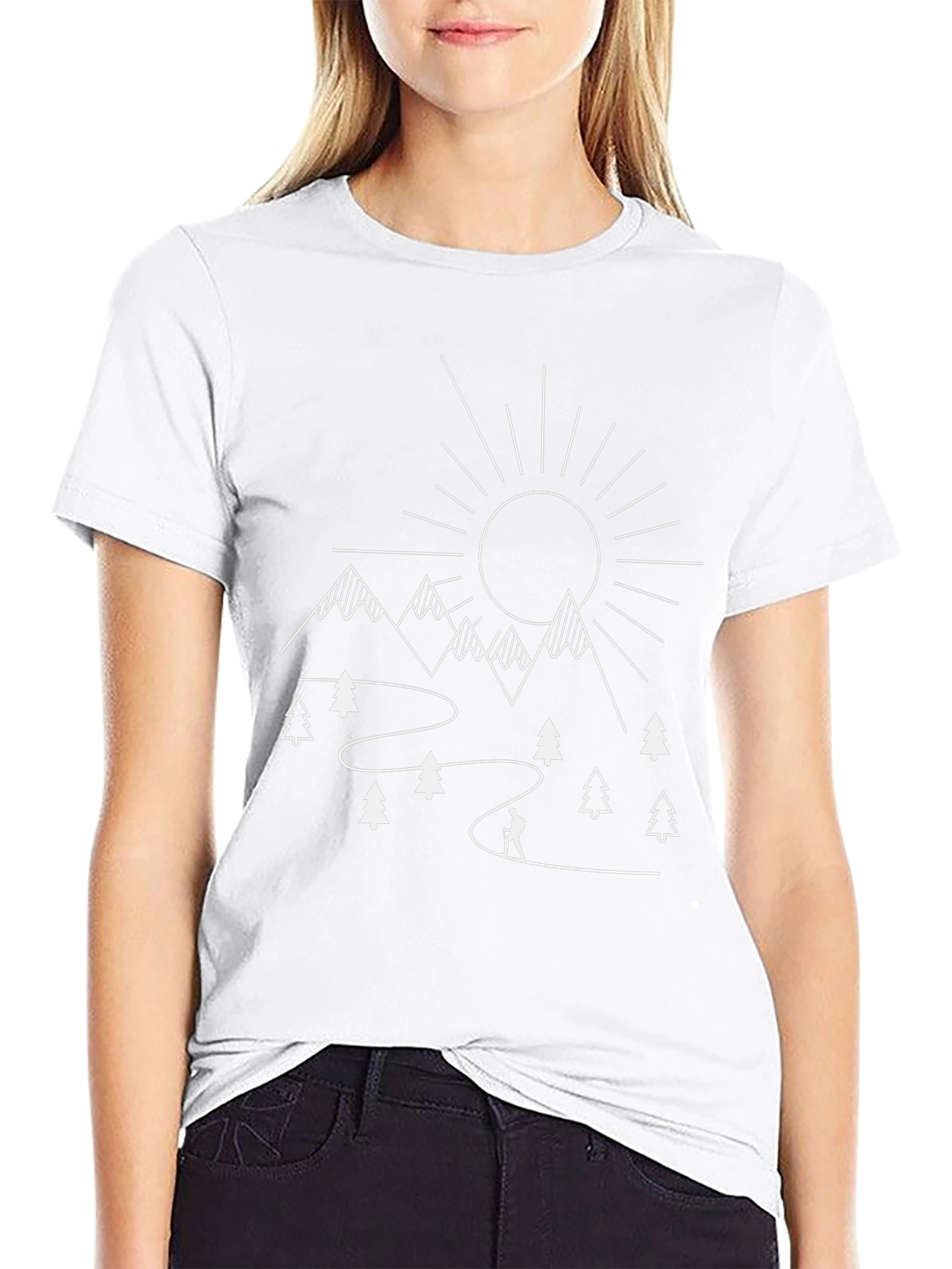 Mountain Adventure Graphic Tee - Black