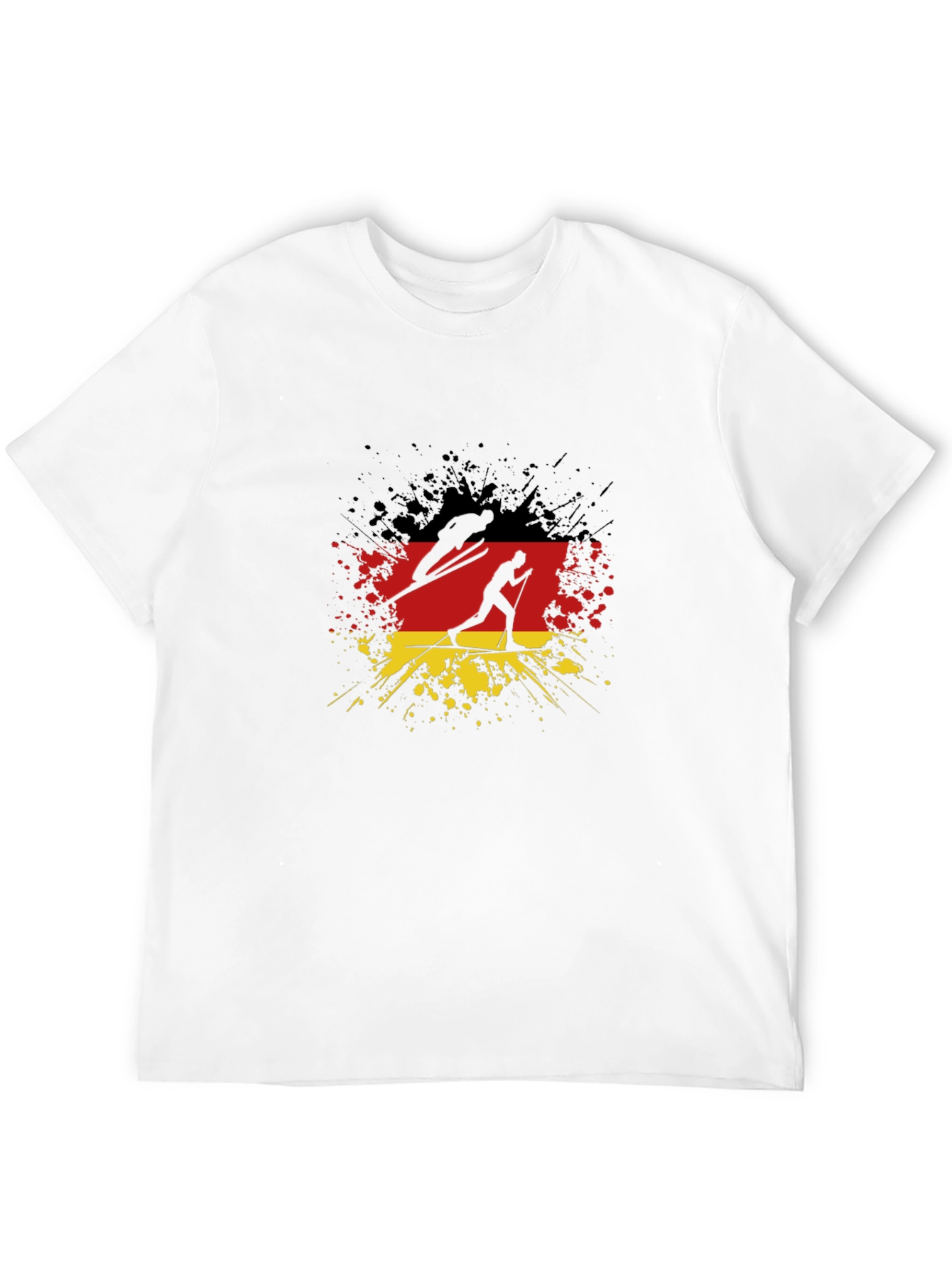 German Skier T-Shirt - Deutschland Winter Sports Tee