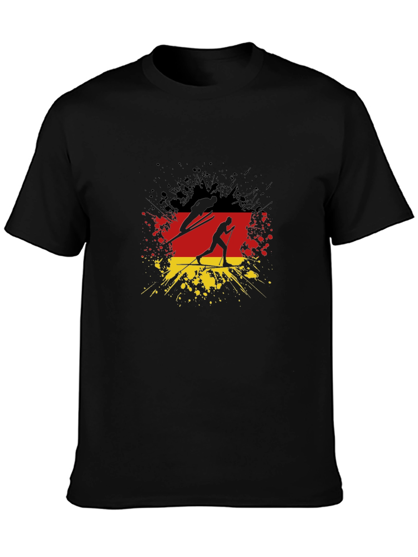 German Skier T-Shirt - Deutschland Winter Sports Tee