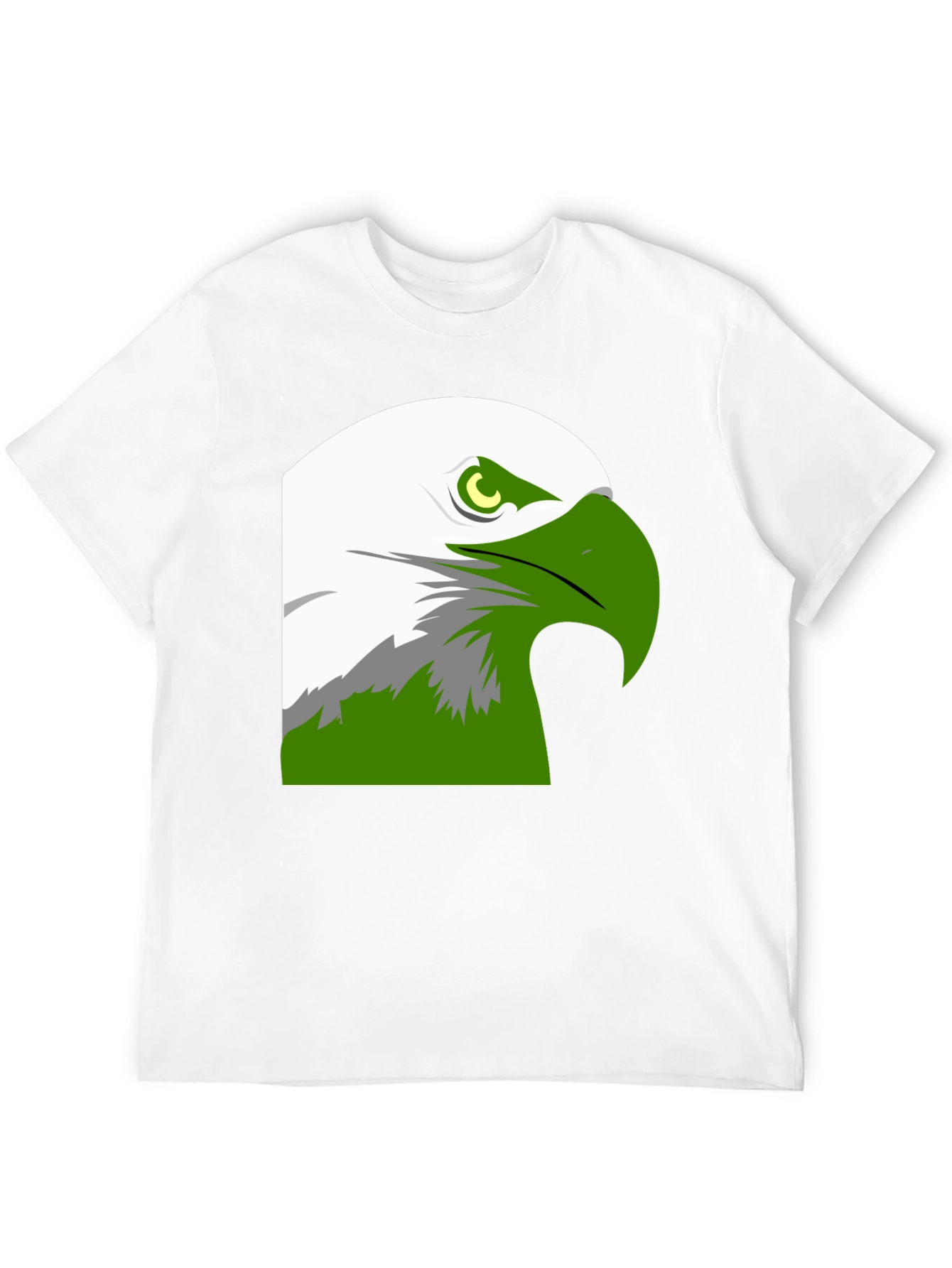 Bold Eagle Graphic Tee - Black Cotton Blend