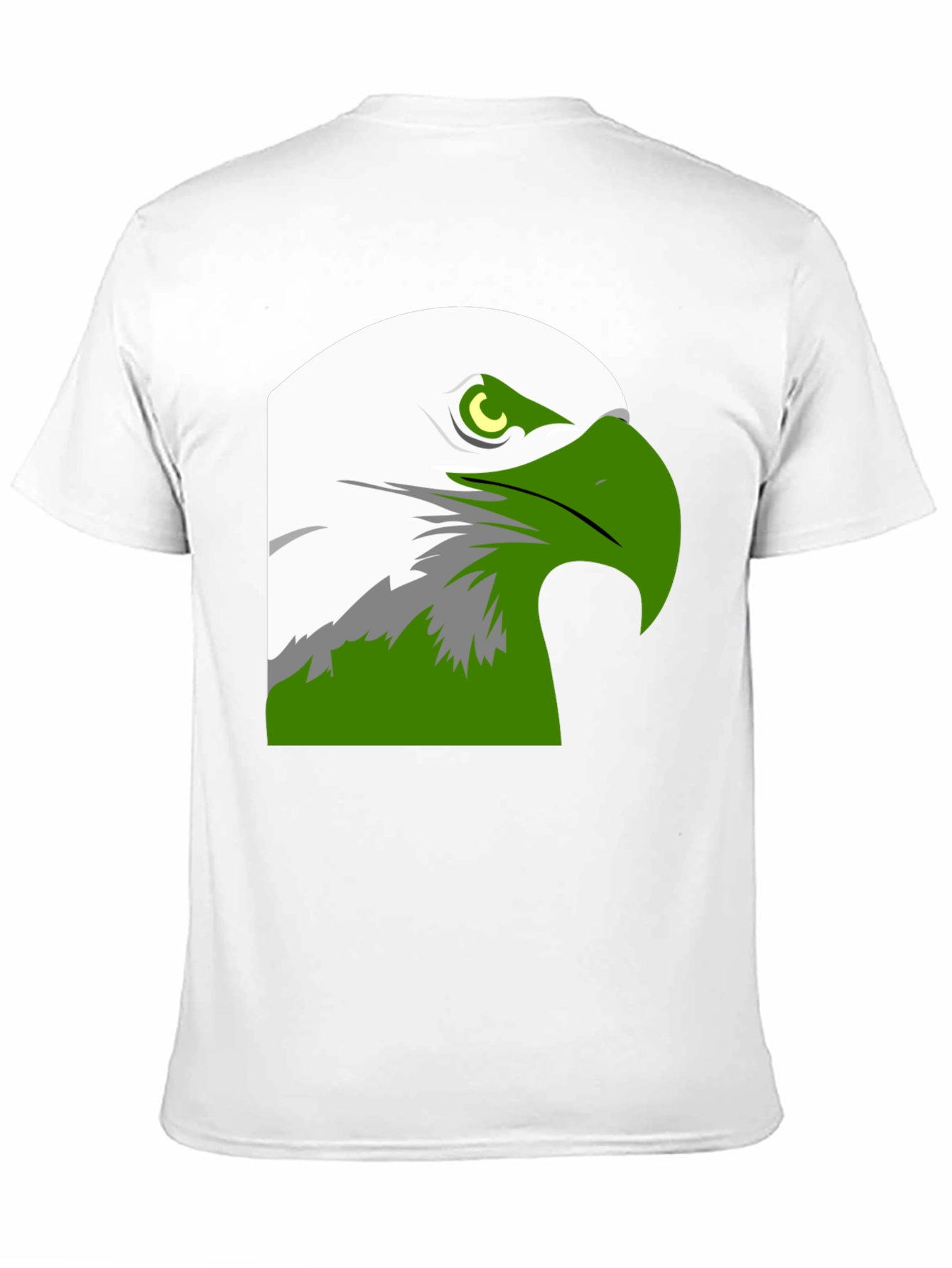 Bold Eagle Graphic Tee - Black Cotton Blend
