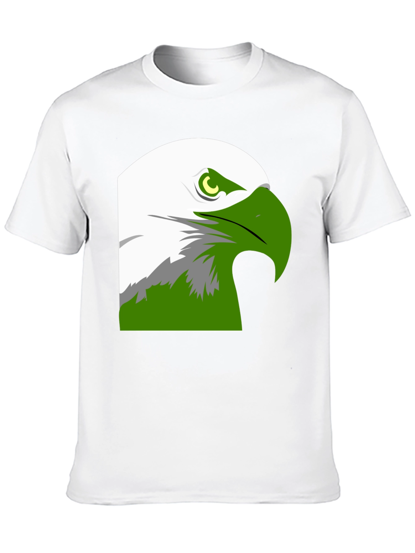 Bold Eagle Graphic Tee - Black Cotton Blend