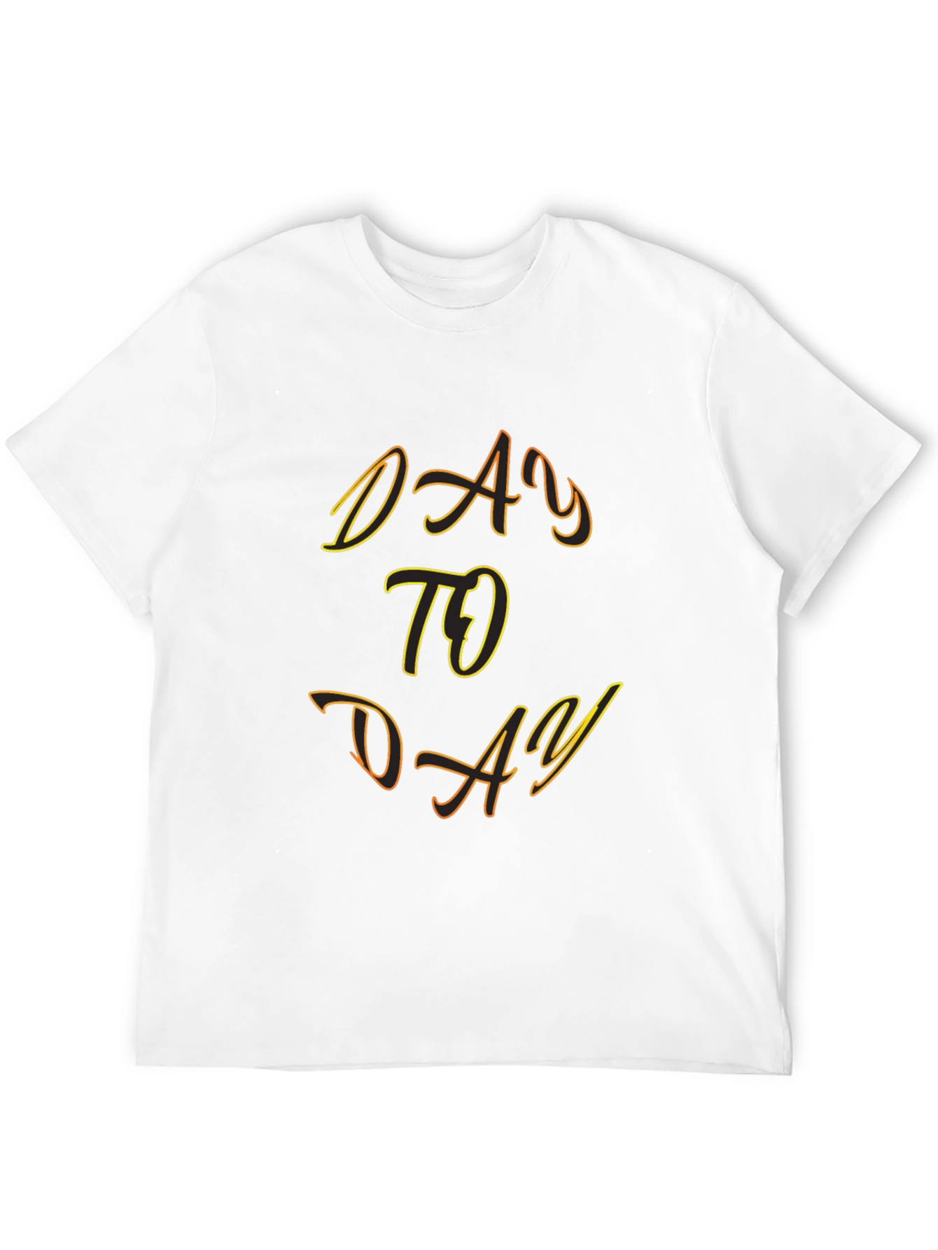 Day to Day Black Graphic Tee