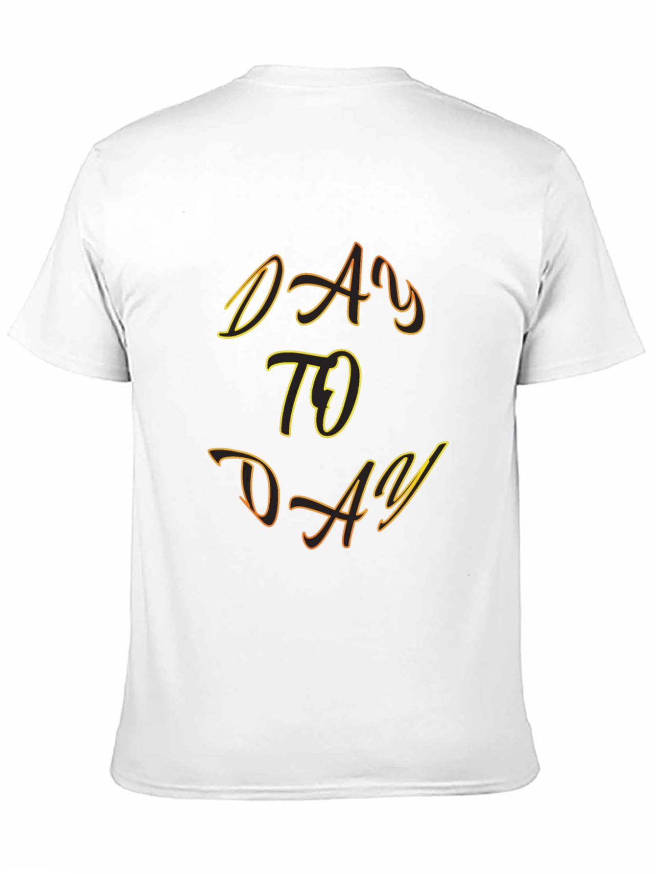 Day to Day Black Graphic Tee
