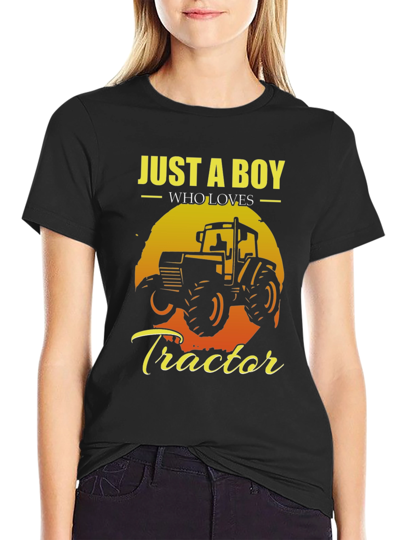 Just A Boy Who Loves Tractors T-Shirt