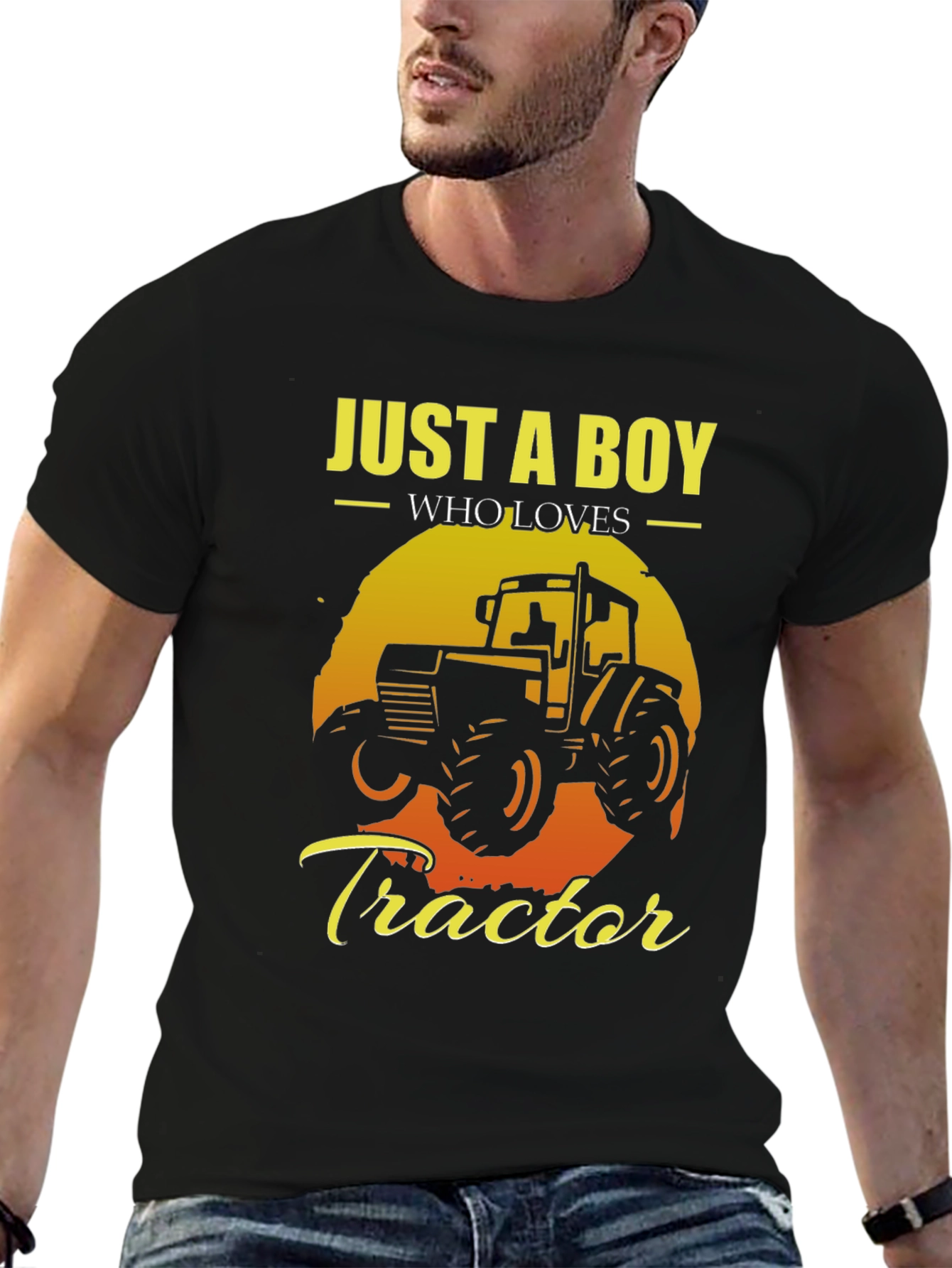 Just A Boy Who Loves Tractors T-Shirt