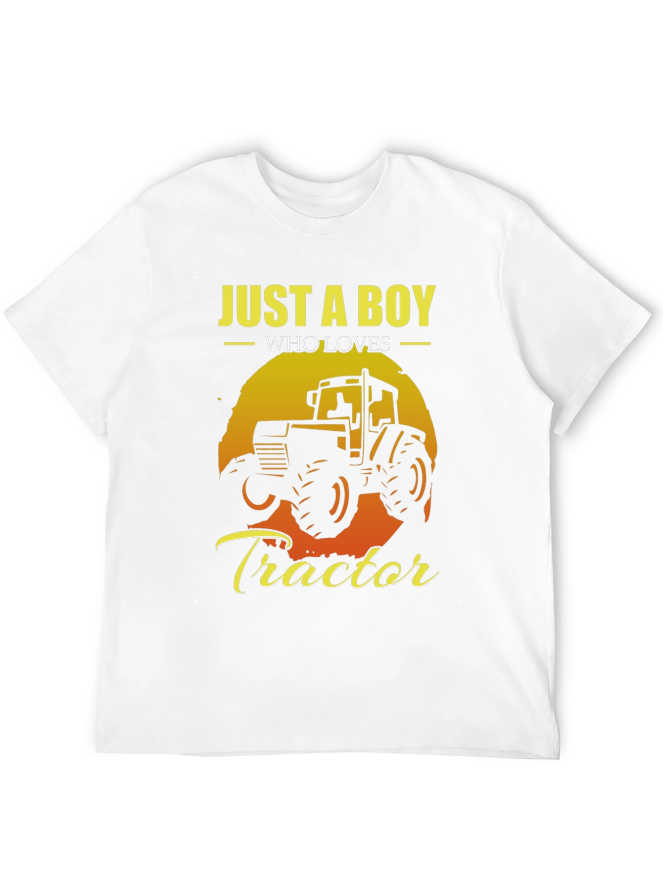 Just A Boy Who Loves Tractors T-Shirt