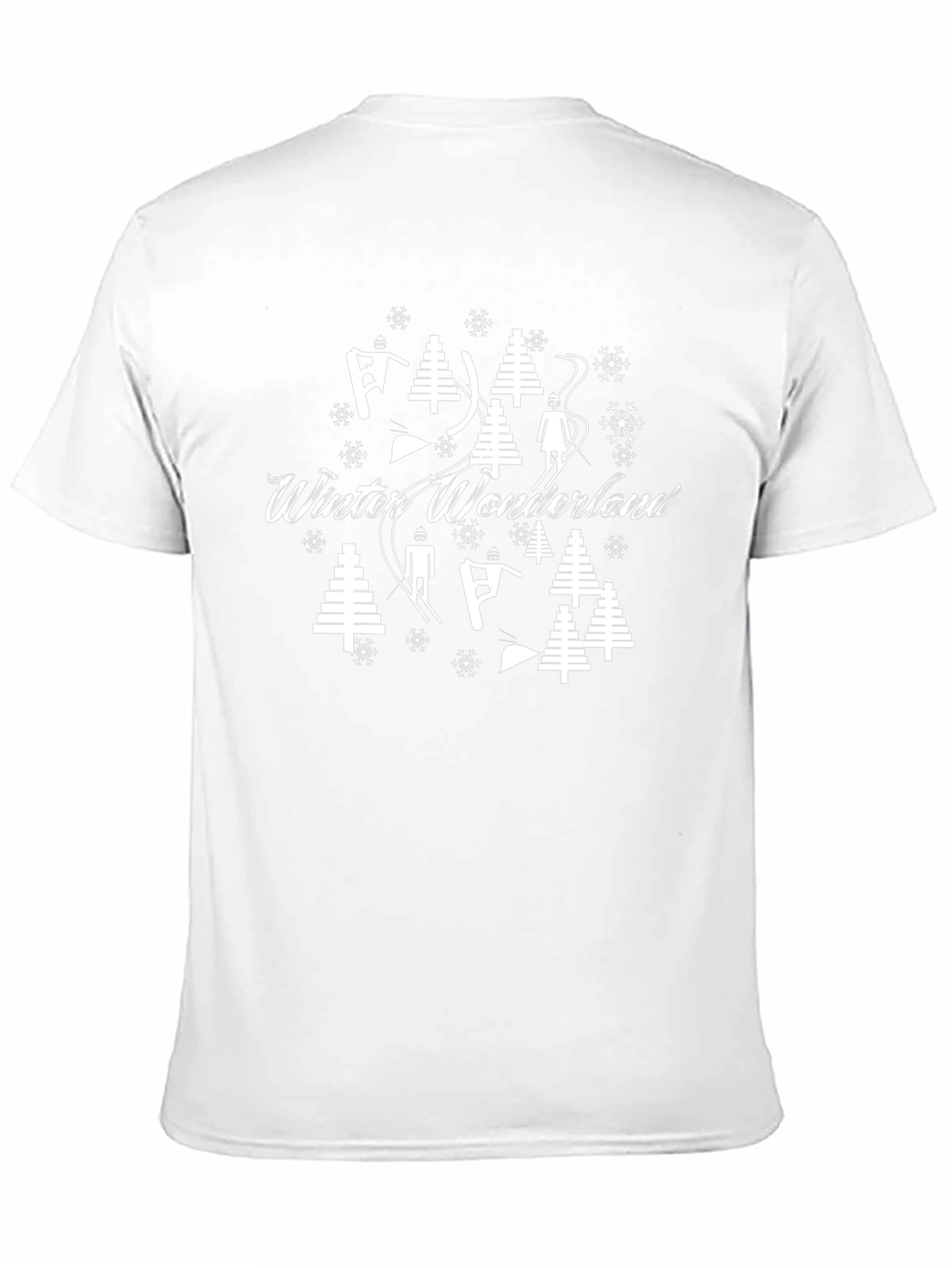 Winter Wonderland Graphic T-Shirt - Black