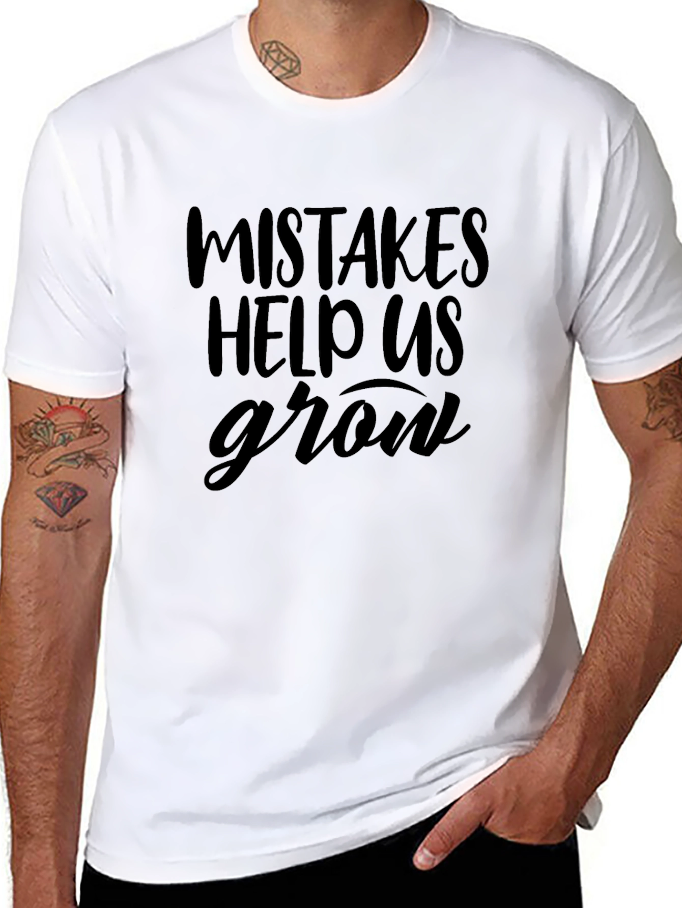 Mistakes Help Us Grow Graphic T-Shirt
