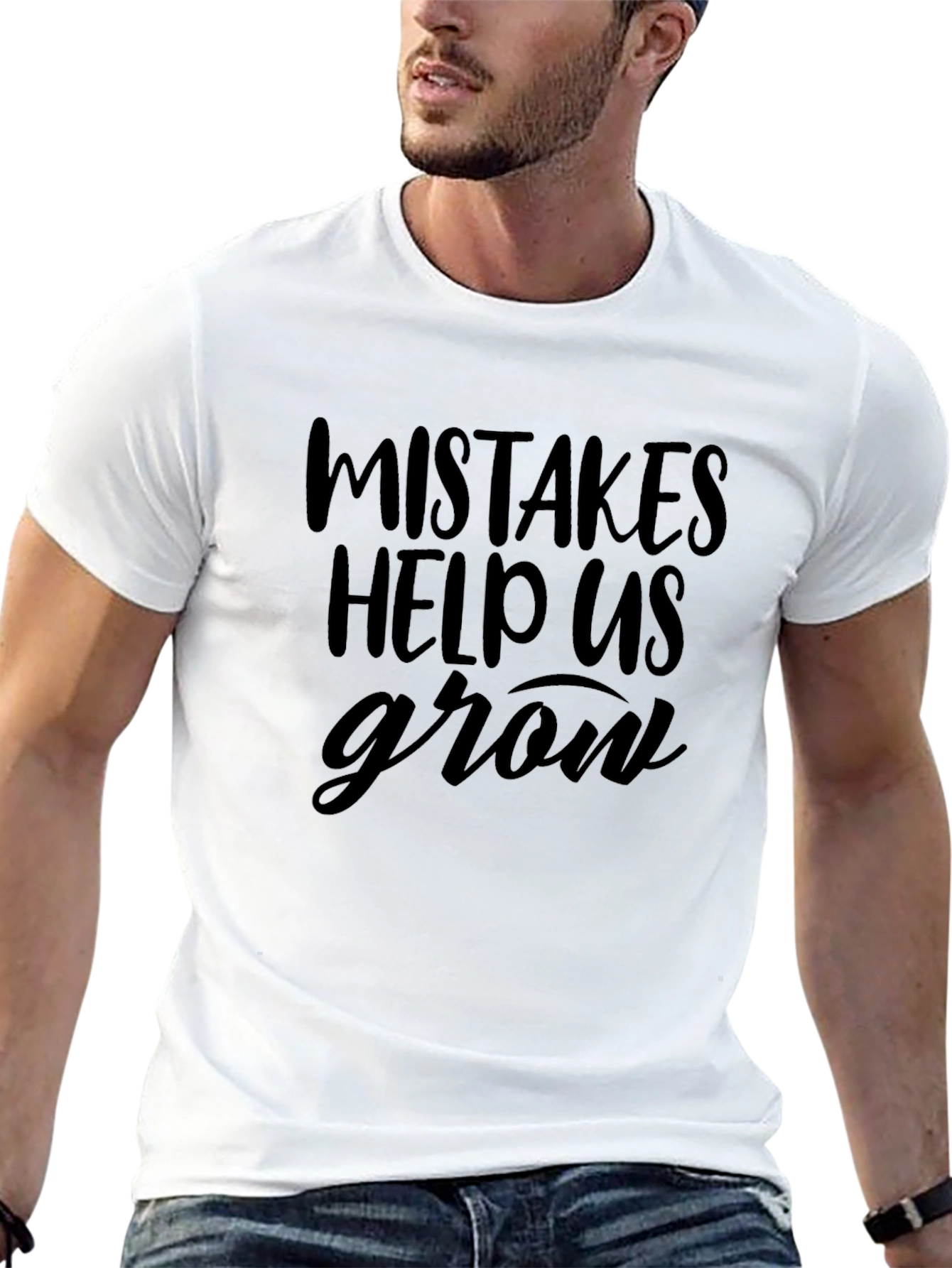 Mistakes Help Us Grow Graphic T-Shirt