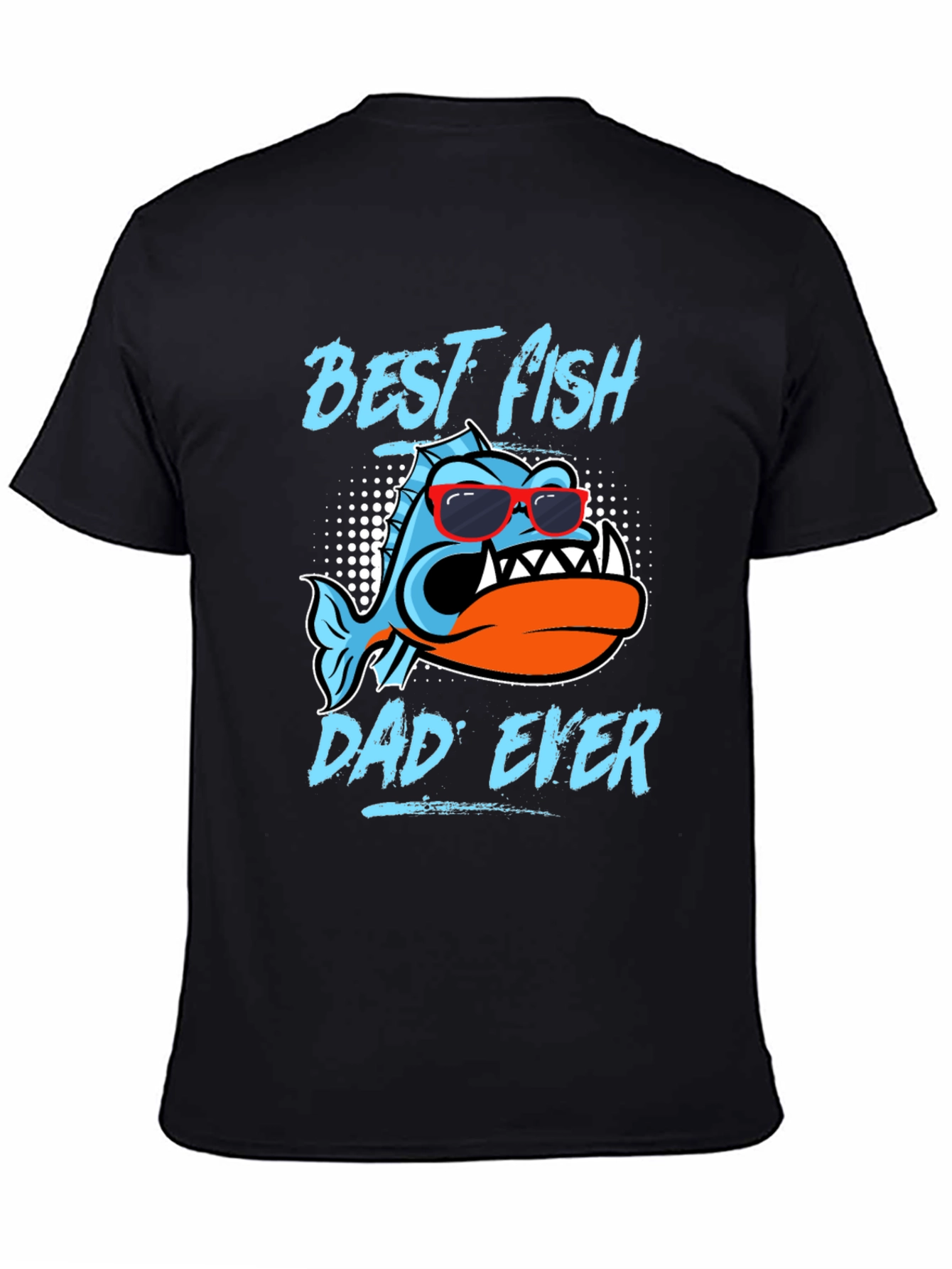 Best Fish Dad Ever Graphic T-Shirt