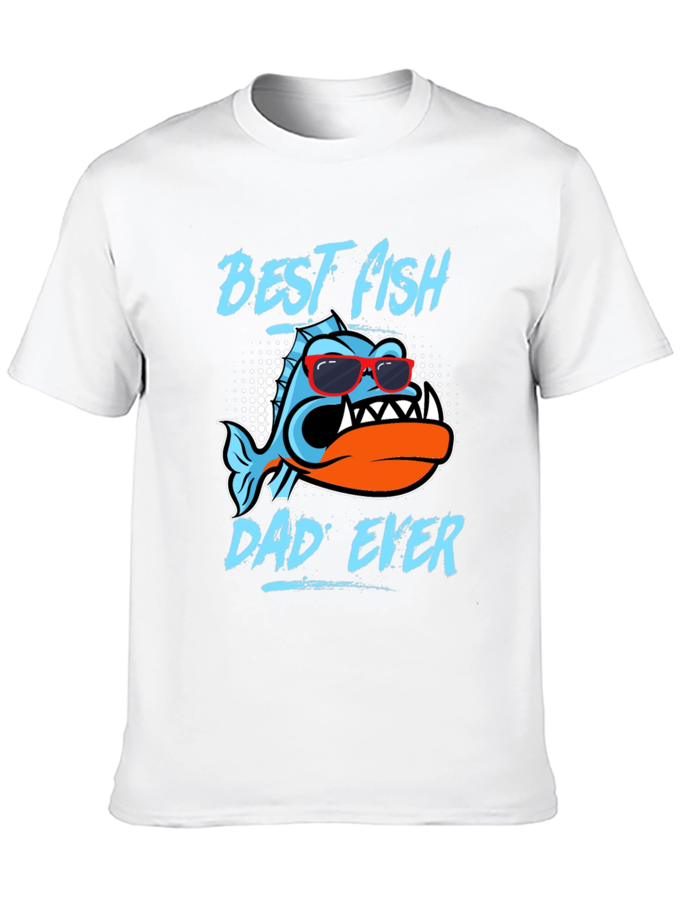 Best Fish Dad Ever Graphic T-Shirt