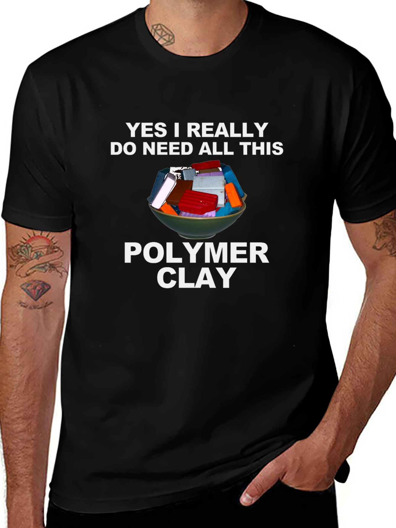 Polymer Clay Lover T-Shirt - Crafting Humor Tee