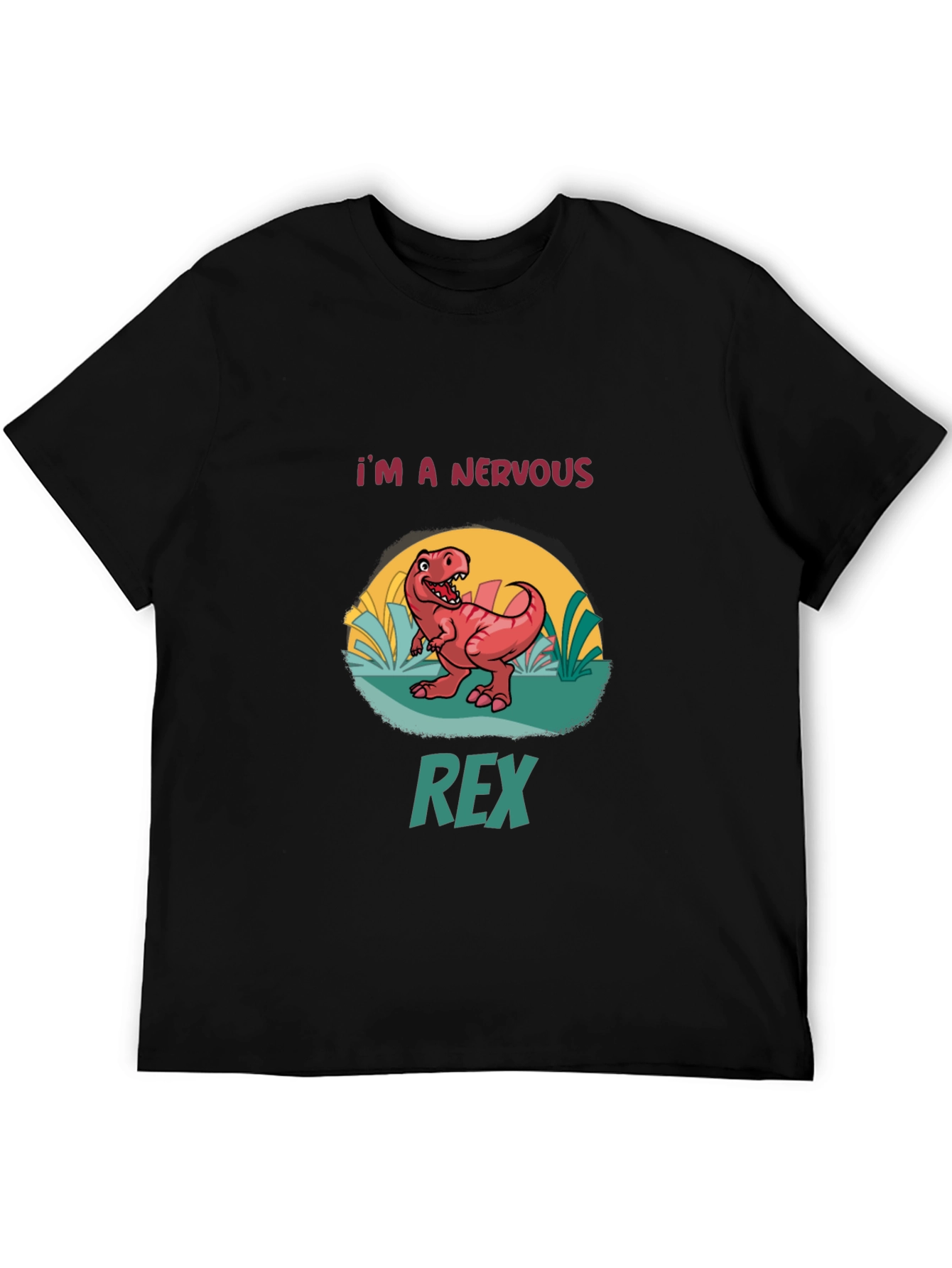 Nervous Rex Black T-Shirt