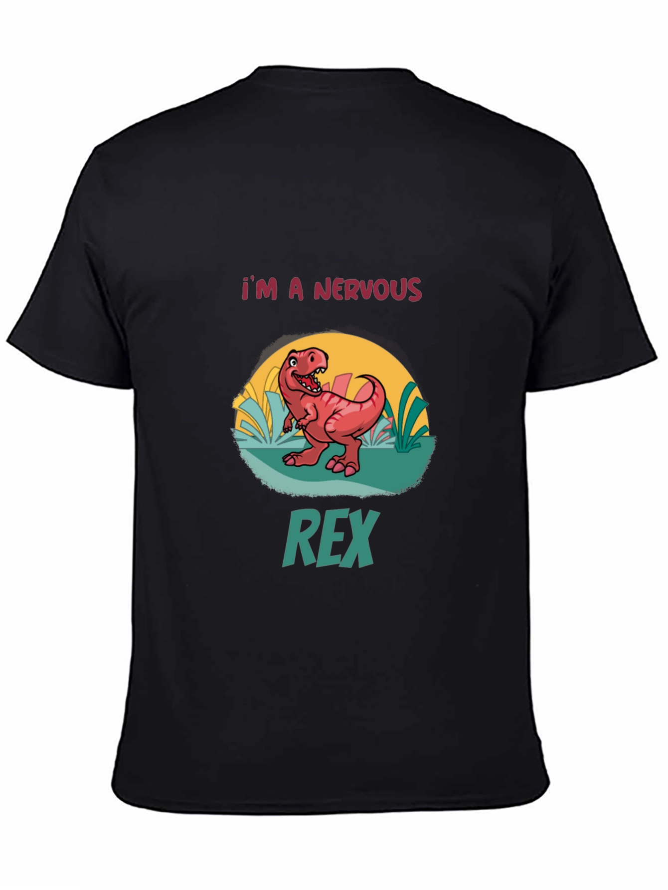 Nervous Rex Black T-Shirt