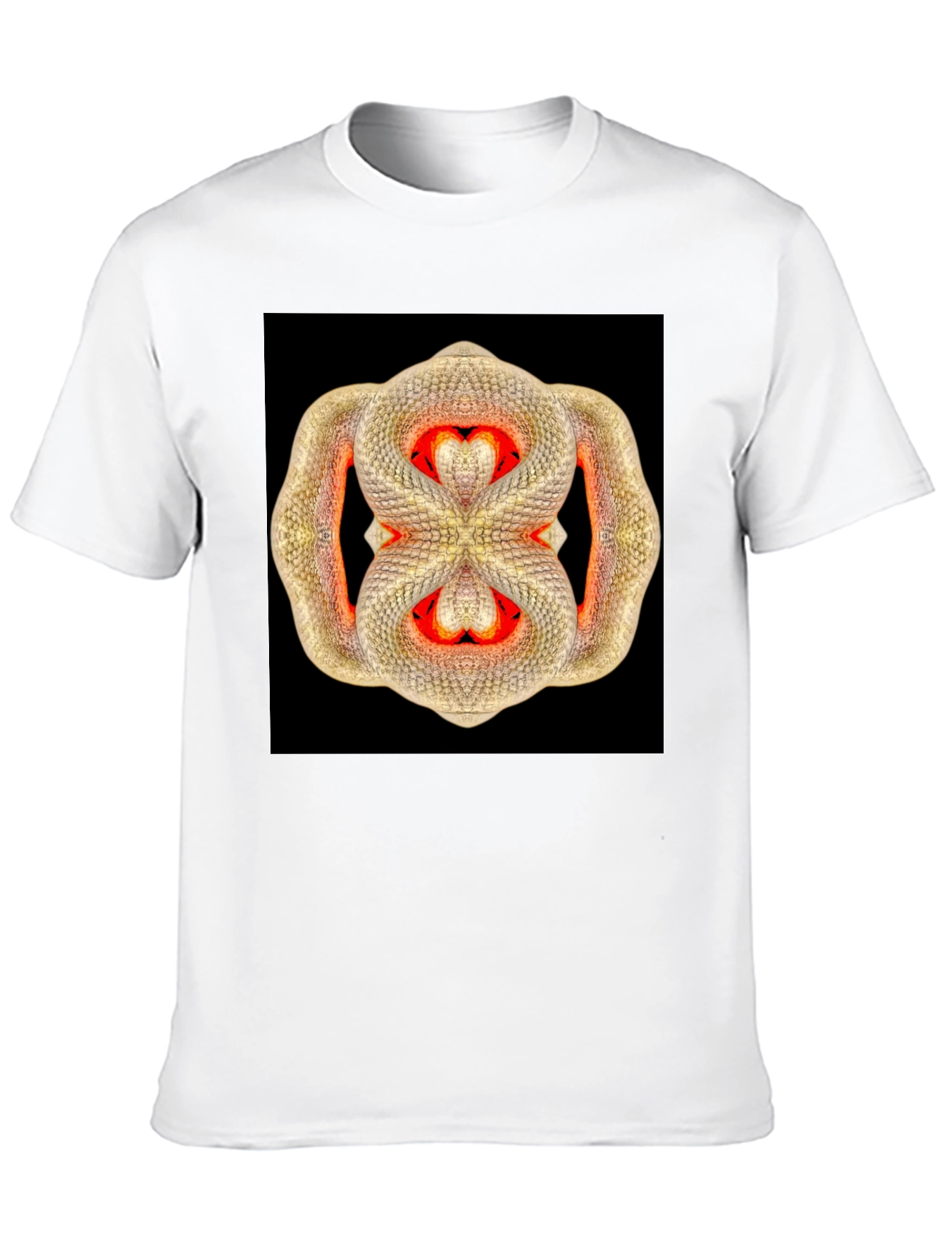 Abstract Reptilian Print Tee