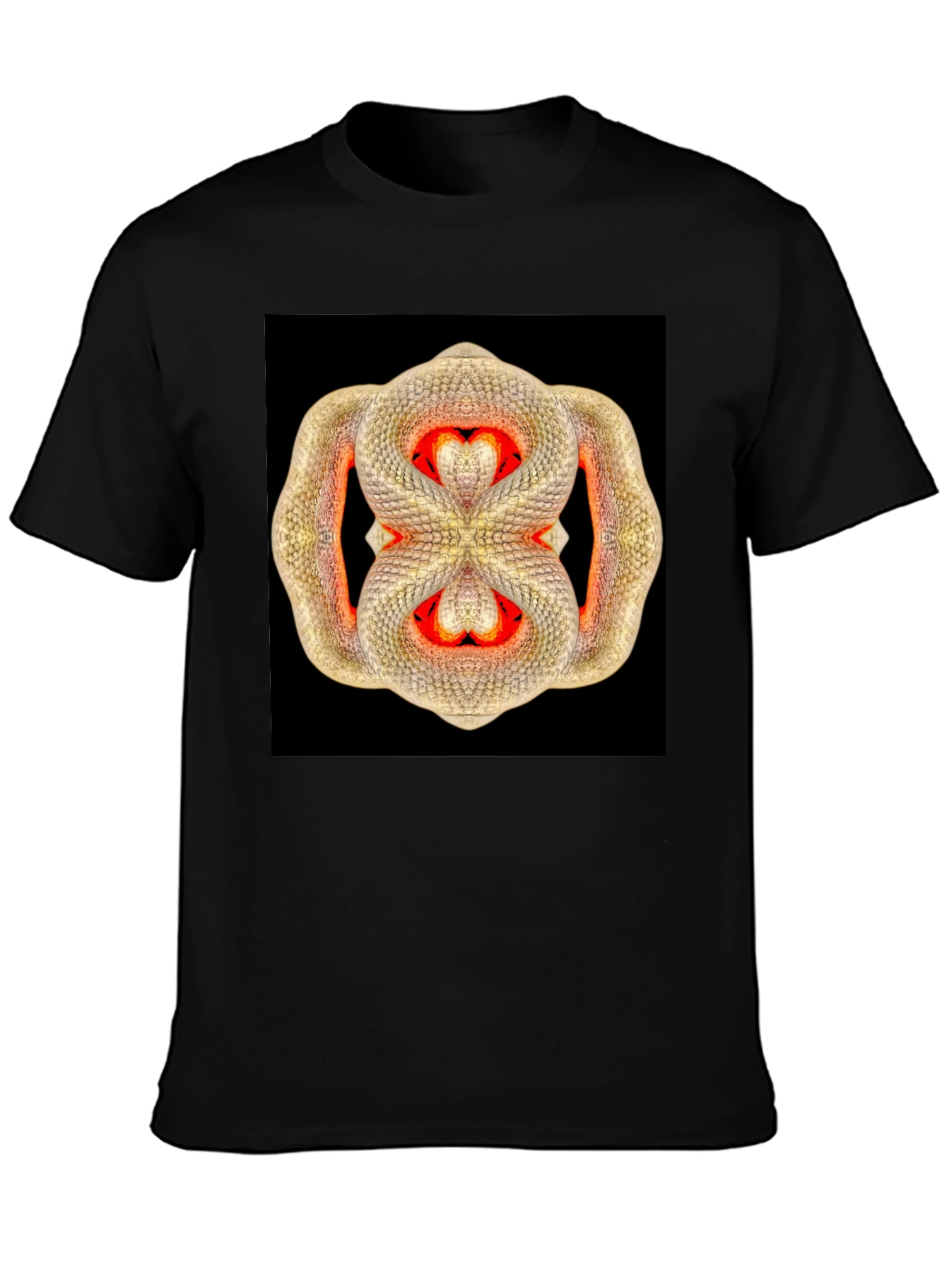 Abstract Reptilian Print Tee