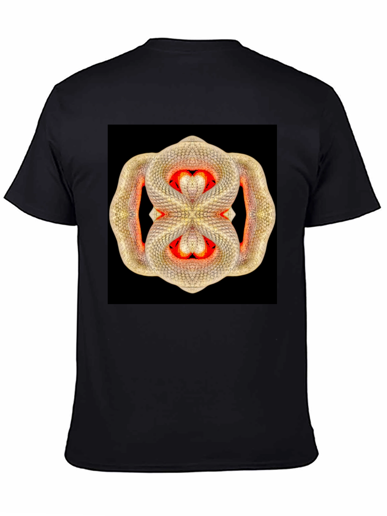 Abstract Reptilian Print Tee