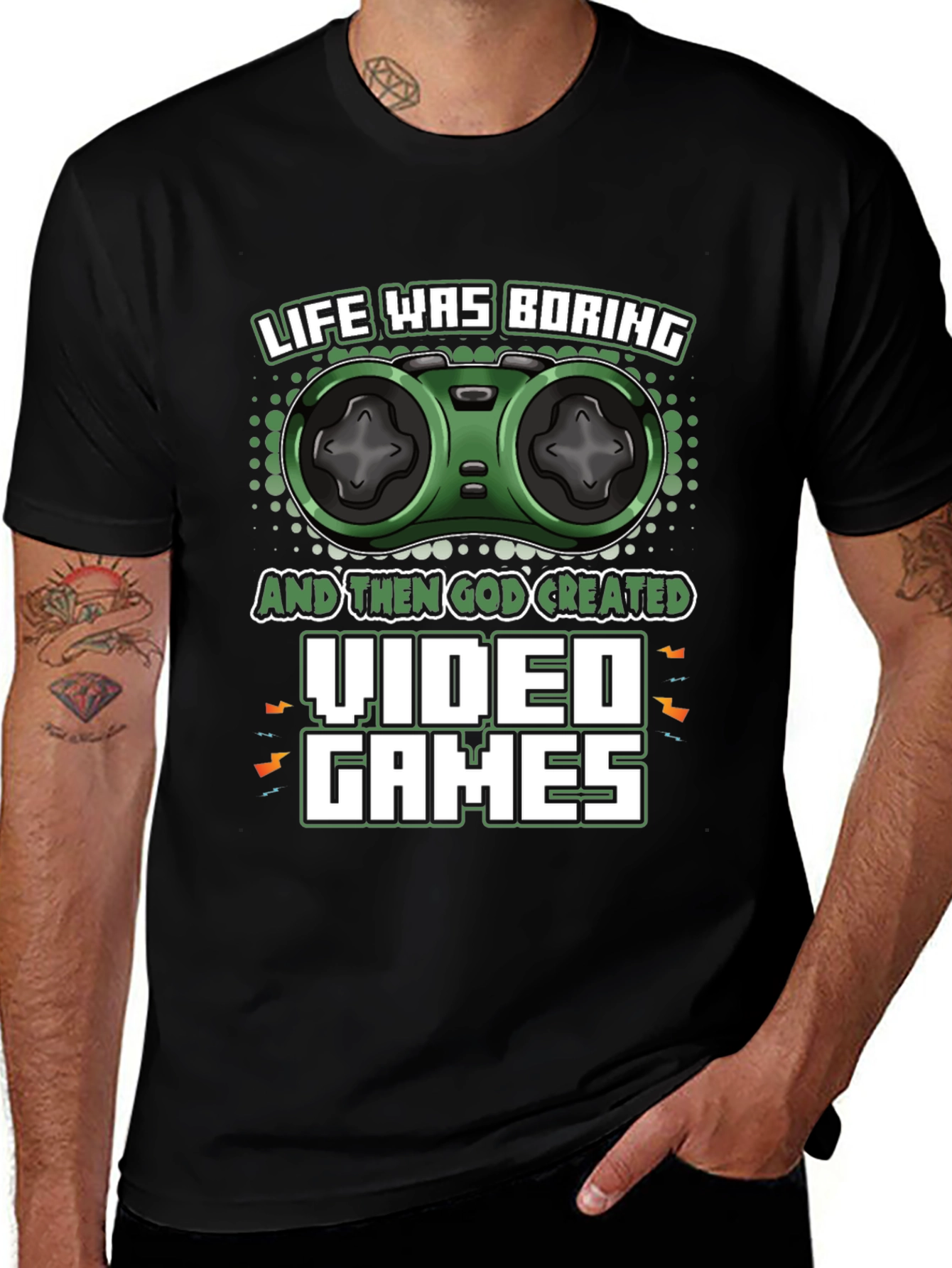 Life Was Boring Video Games T-Shirt
