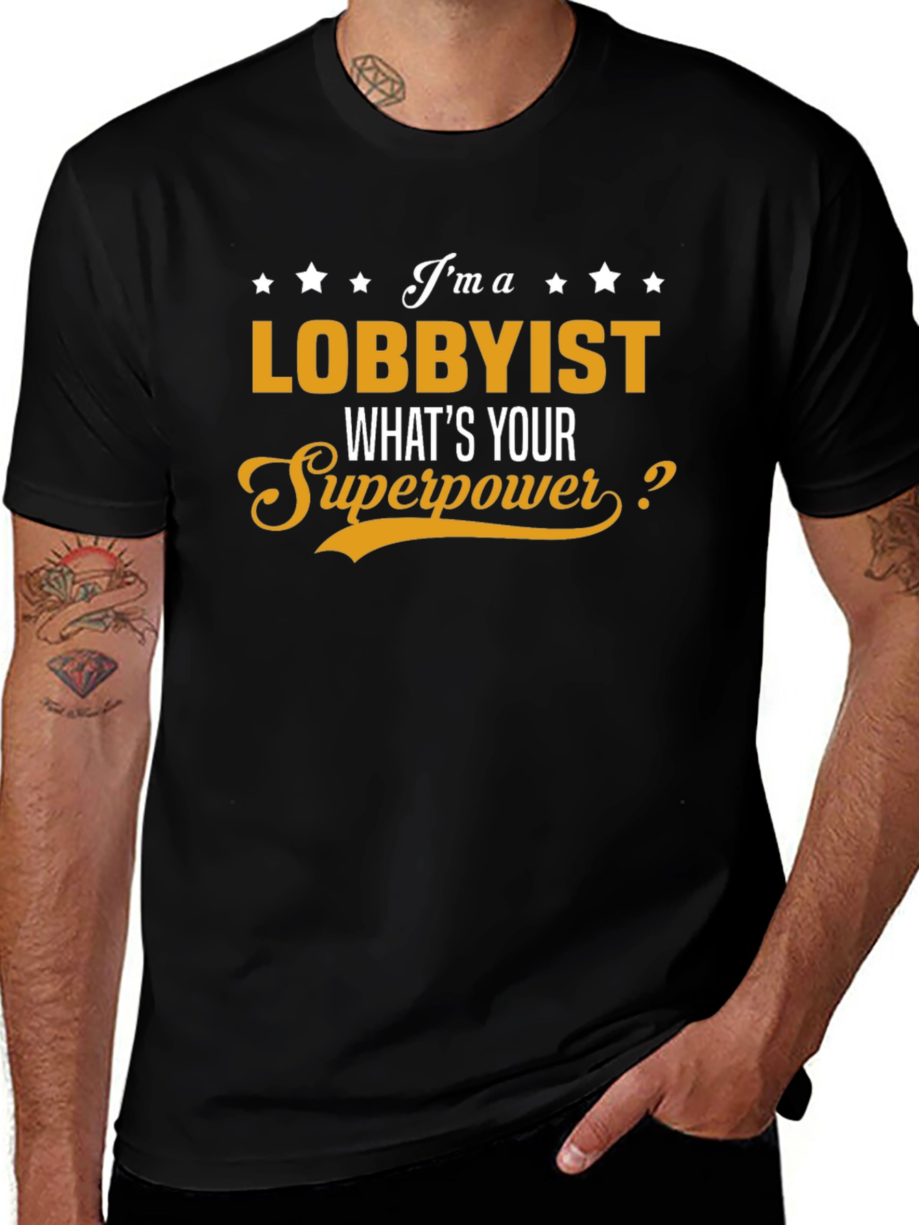 Lobbyist Superpower T-Shirt - Funny Job Pride Tee