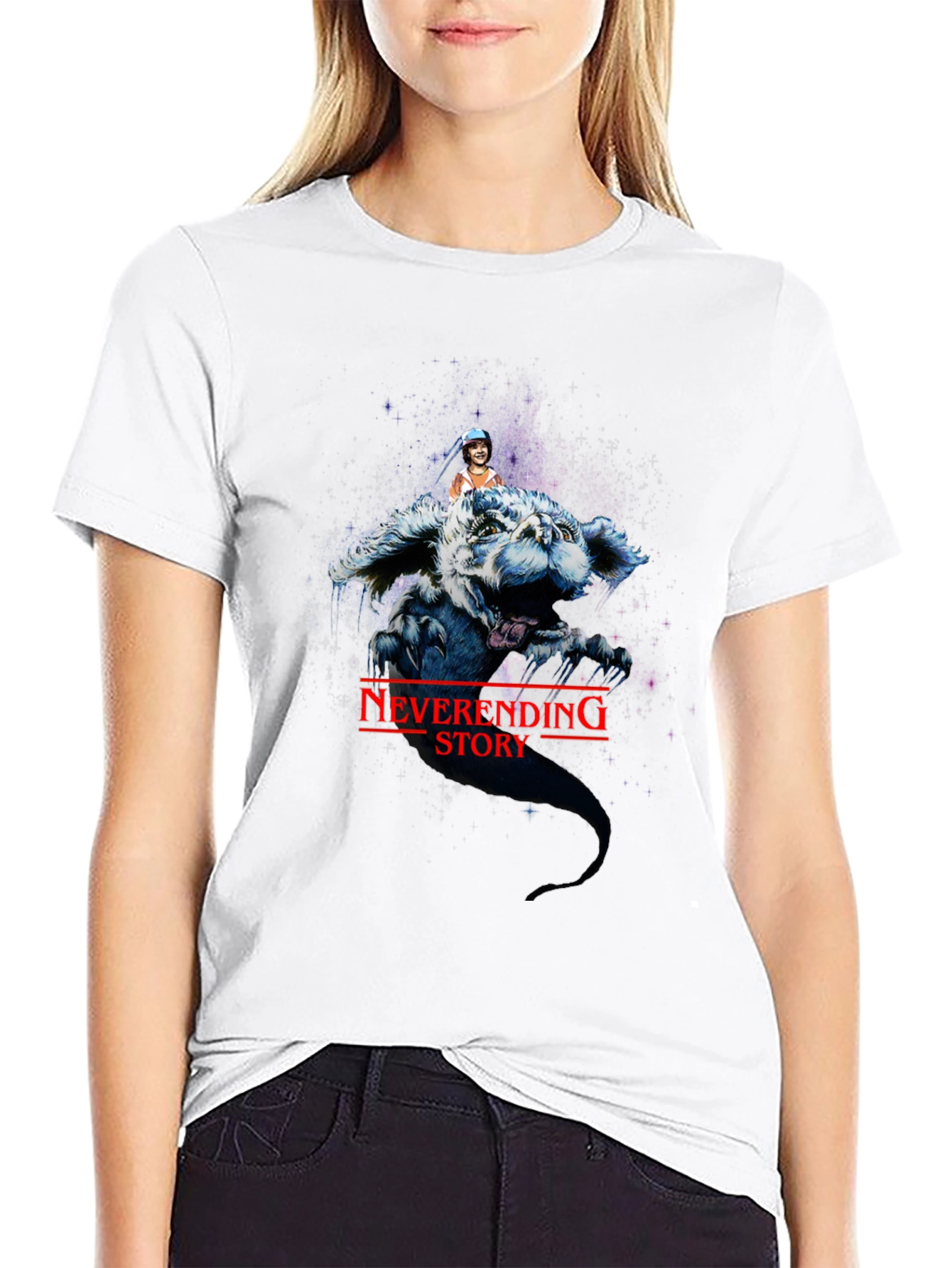 Neverending Story Graphic Tee - Luck Dragon T-Shirt