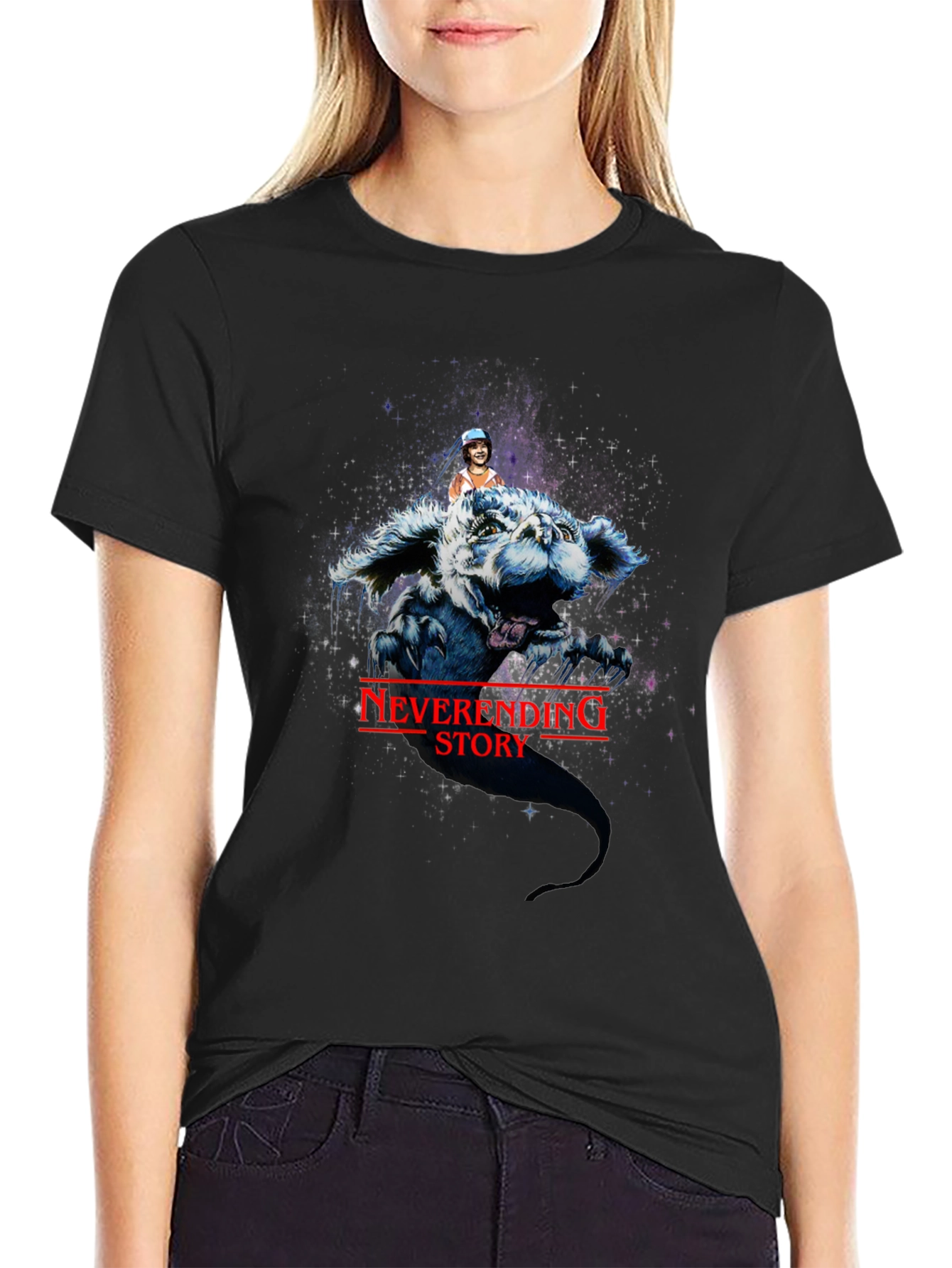 Neverending Story Graphic Tee - Luck Dragon T-Shirt