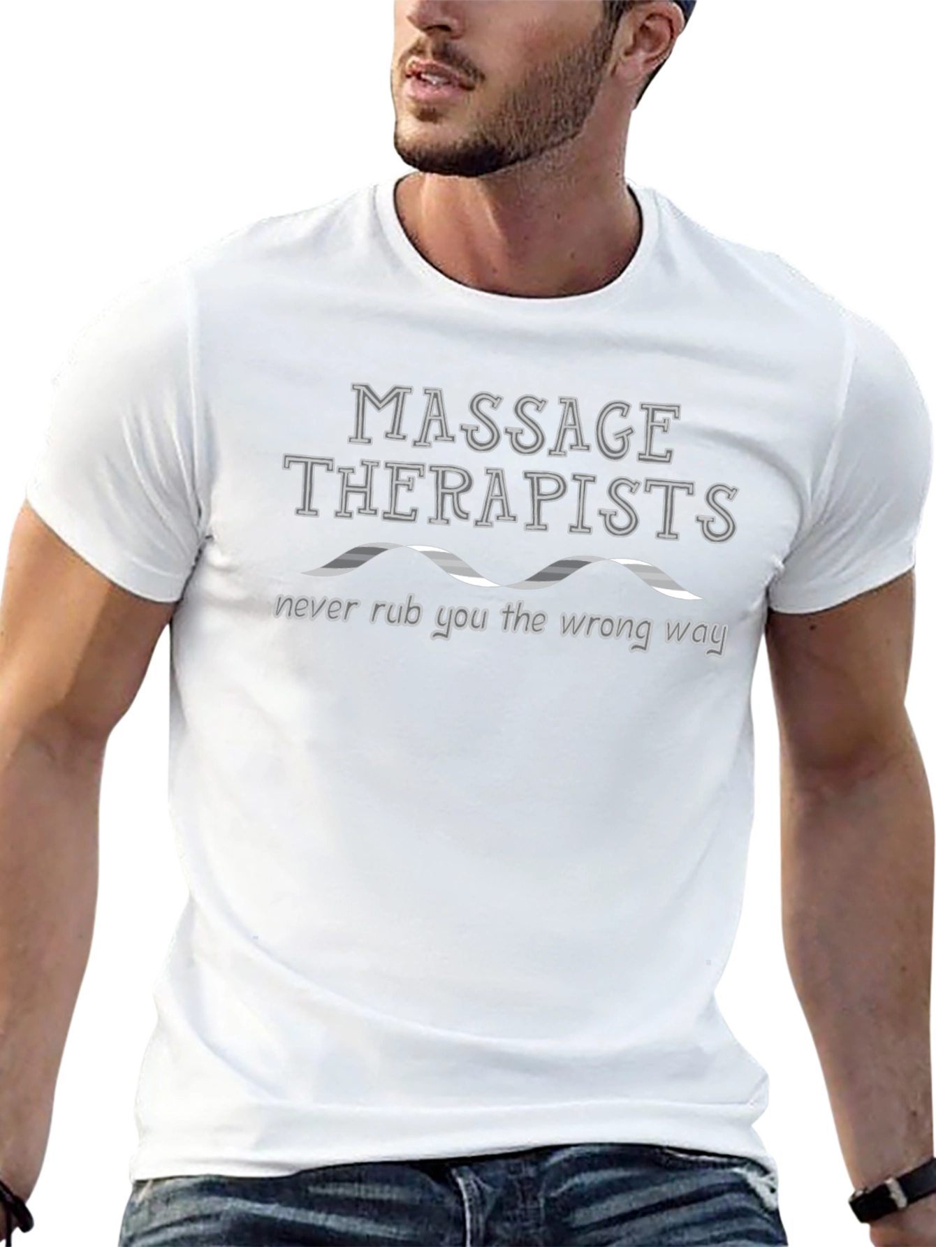 Massage Therapist Graphic T-Shirt Funny Gift