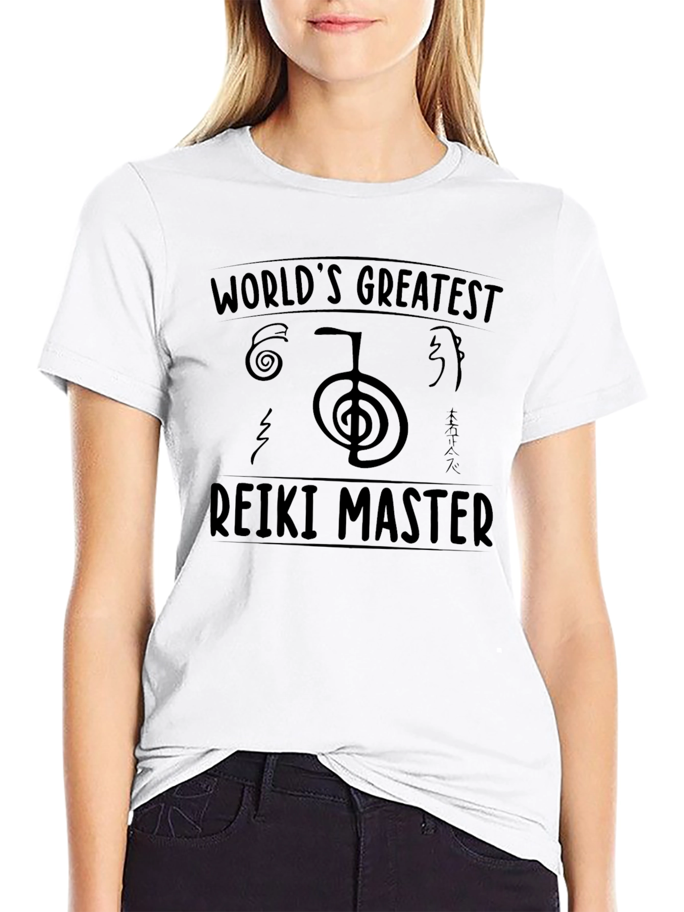 Reiki Master Black T-Shirt