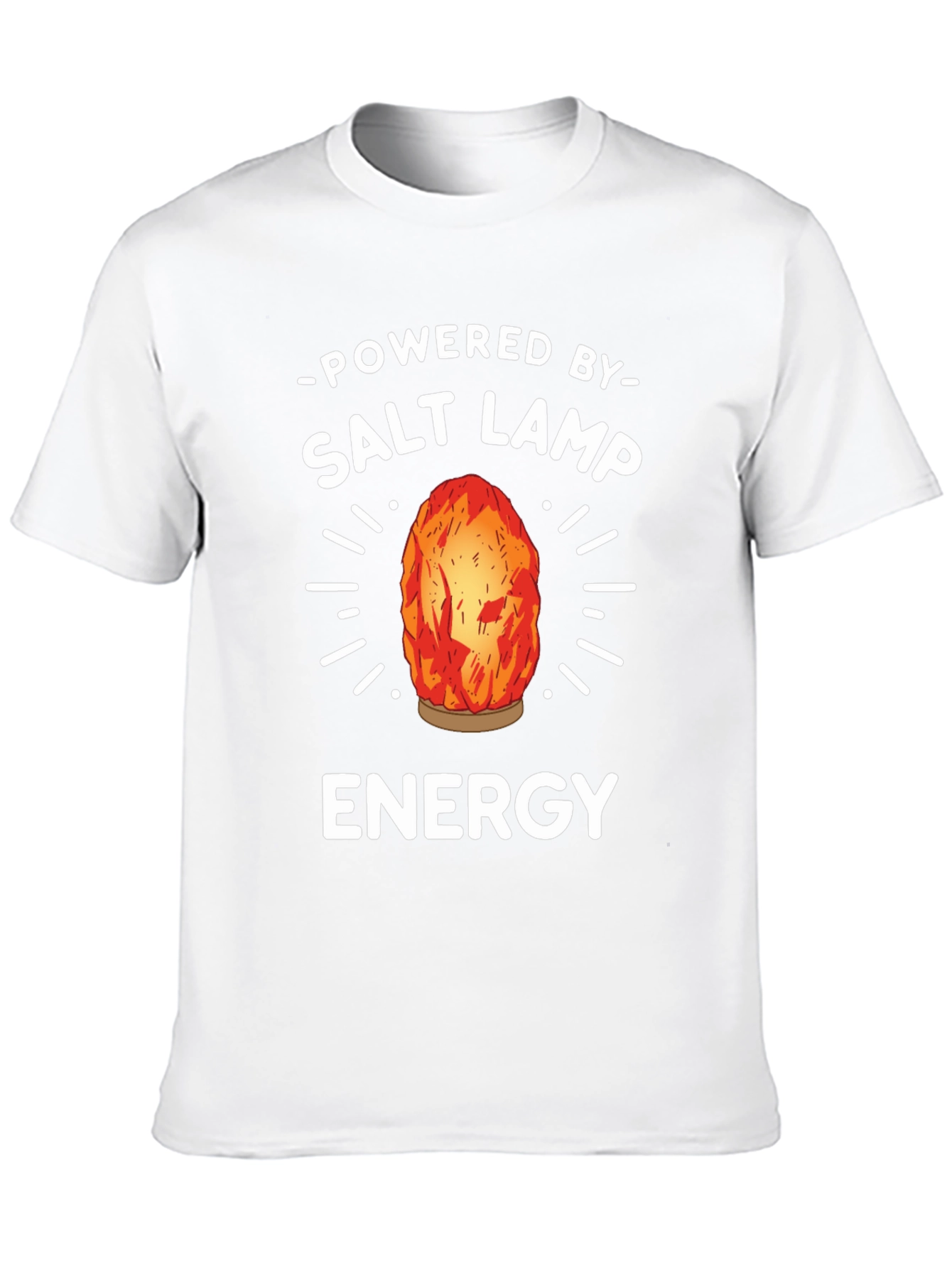 Salt Lamp Energy T-Shirt - Unisex Black Tee