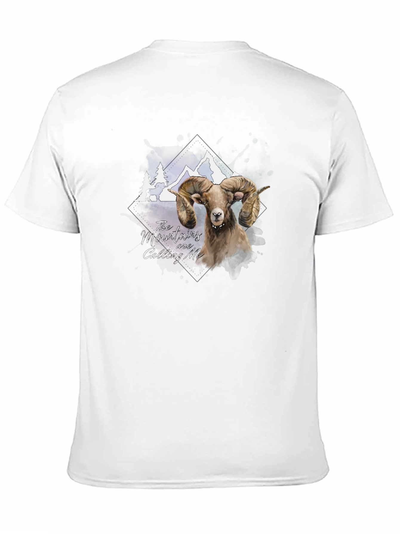 Mountains Calling Ram Graphic T-Shirt