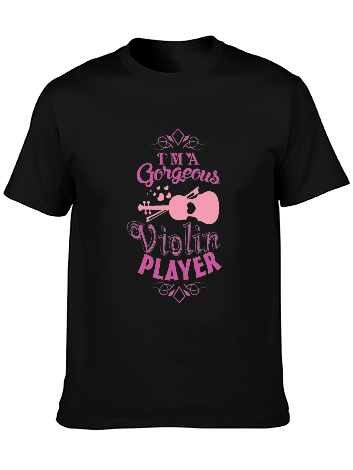 Gorgeous Violin Player Graphic T-Shirt