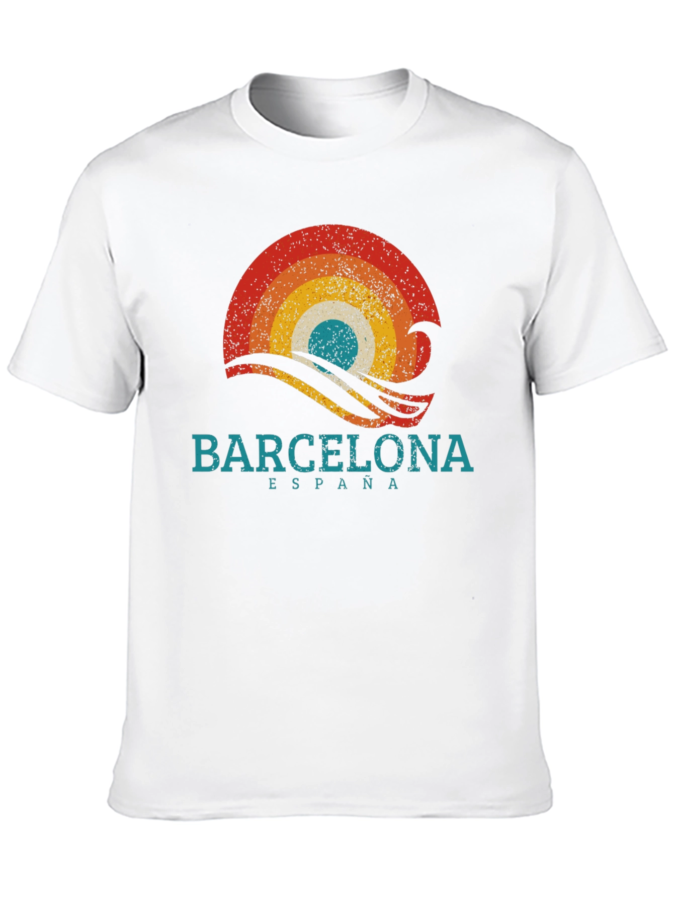 Barcelona Retro T-Shirt - Spain Souvenir Tee