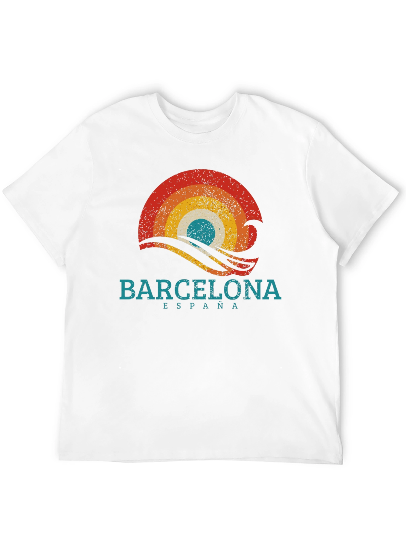 Barcelona Retro T-Shirt - Spain Souvenir Tee