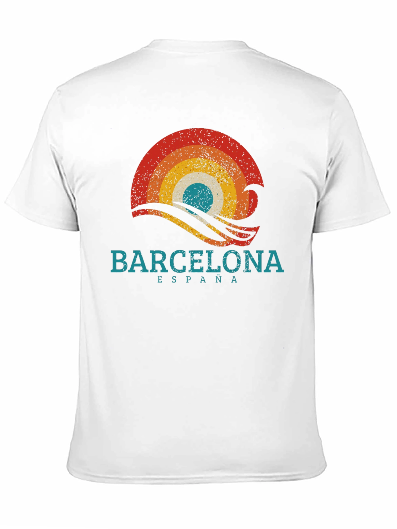 Barcelona Retro T-Shirt - Spain Souvenir Tee