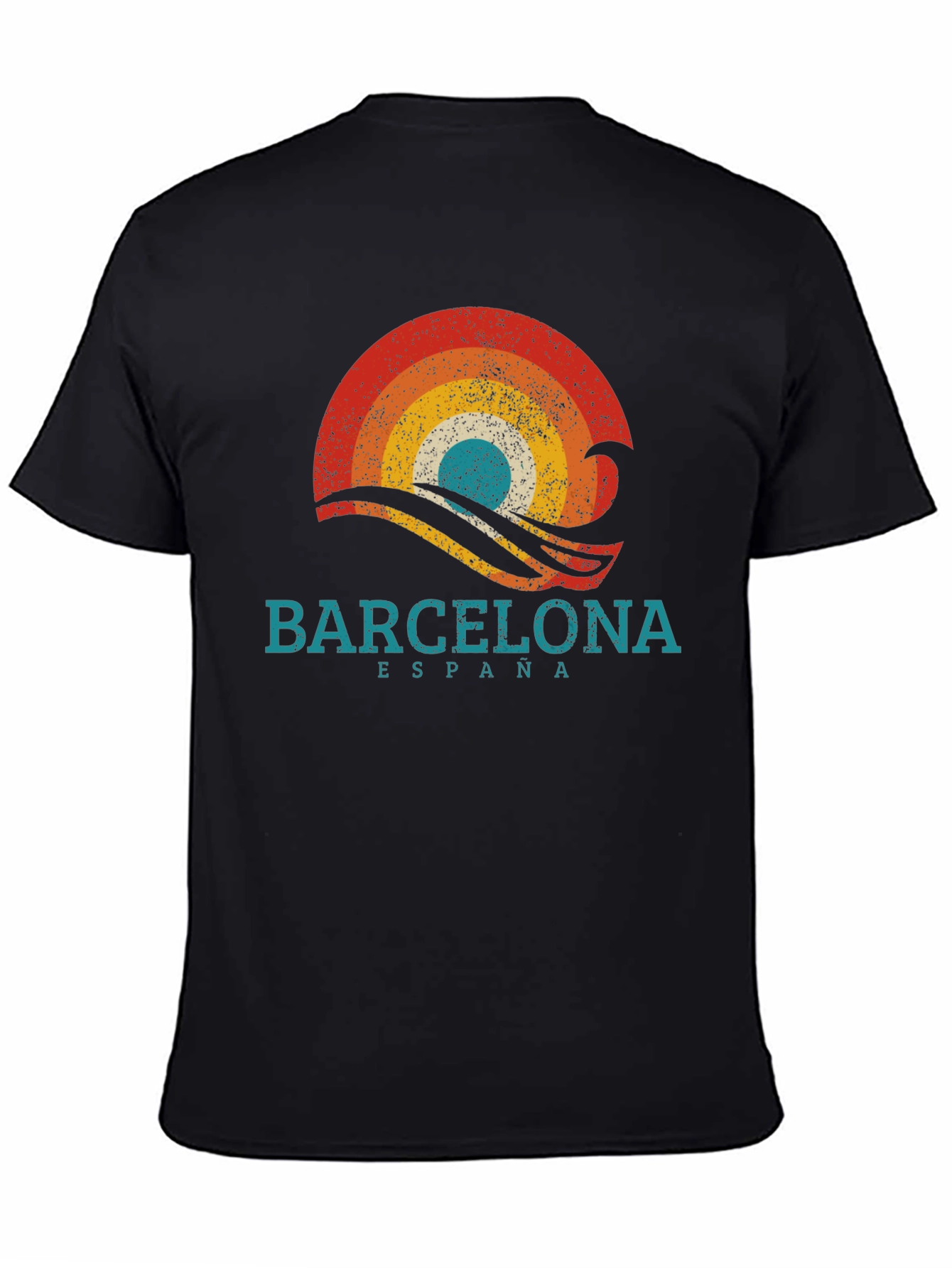 Barcelona Retro T-Shirt - Spain Souvenir Tee