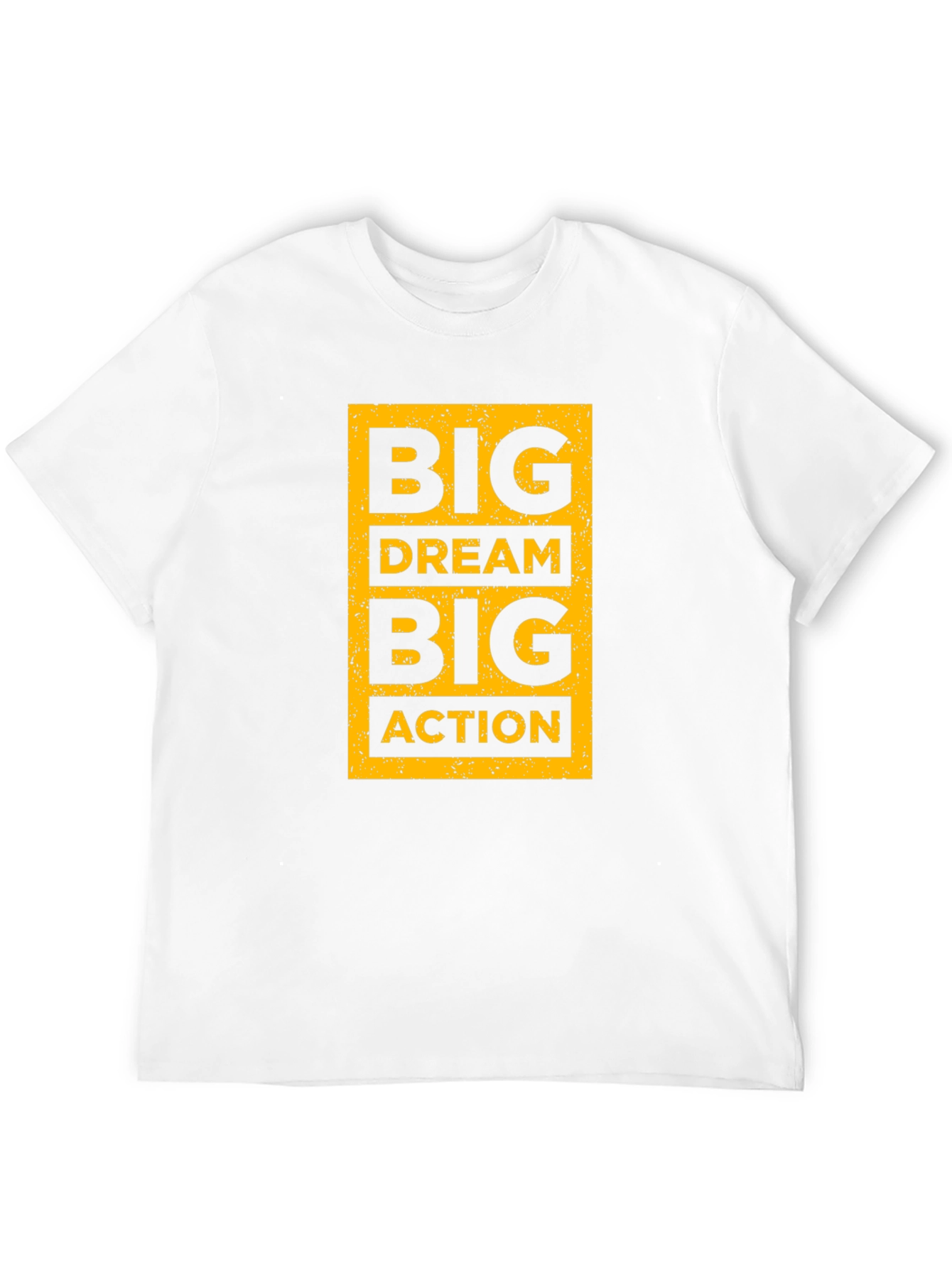 Big Dream Big Action Black Graphic Tee