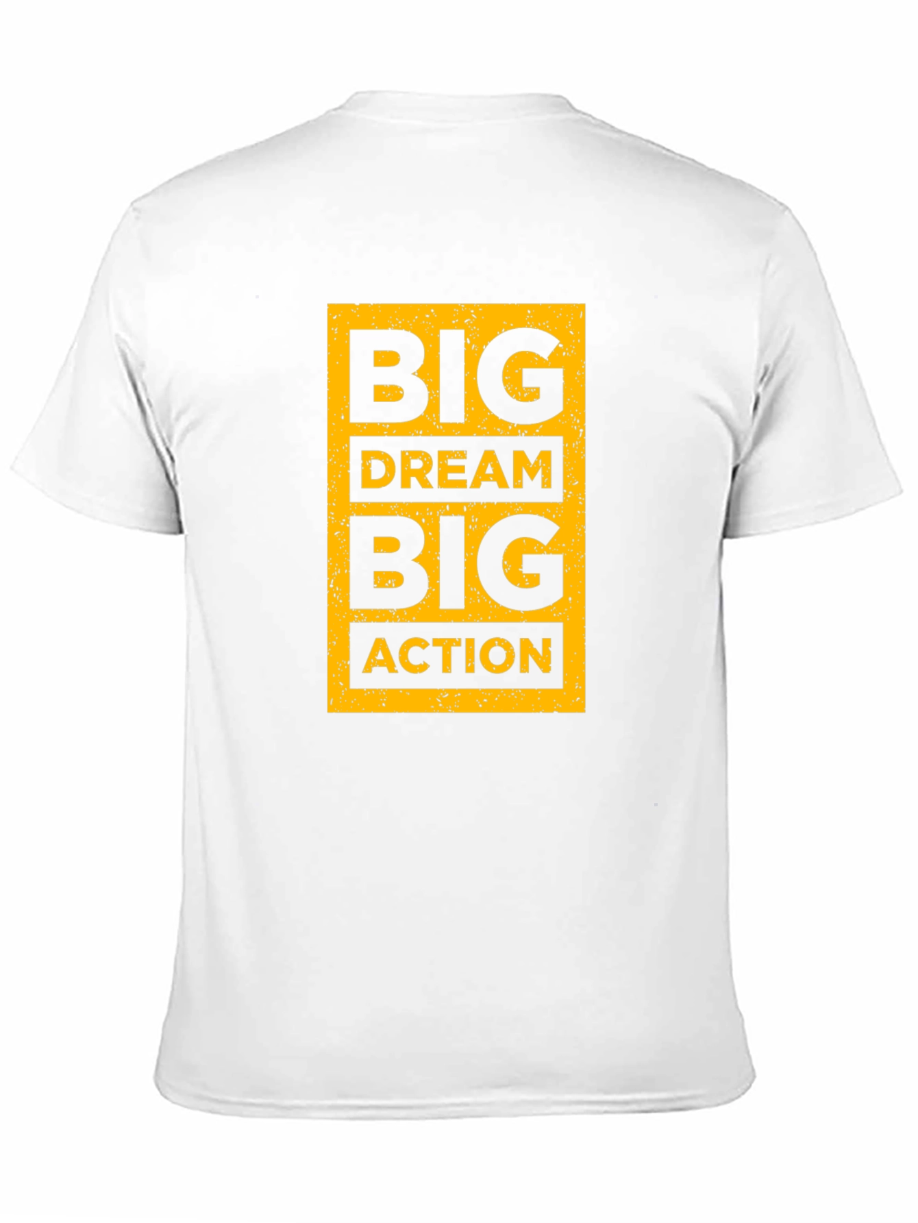 Big Dream Big Action Black Graphic Tee