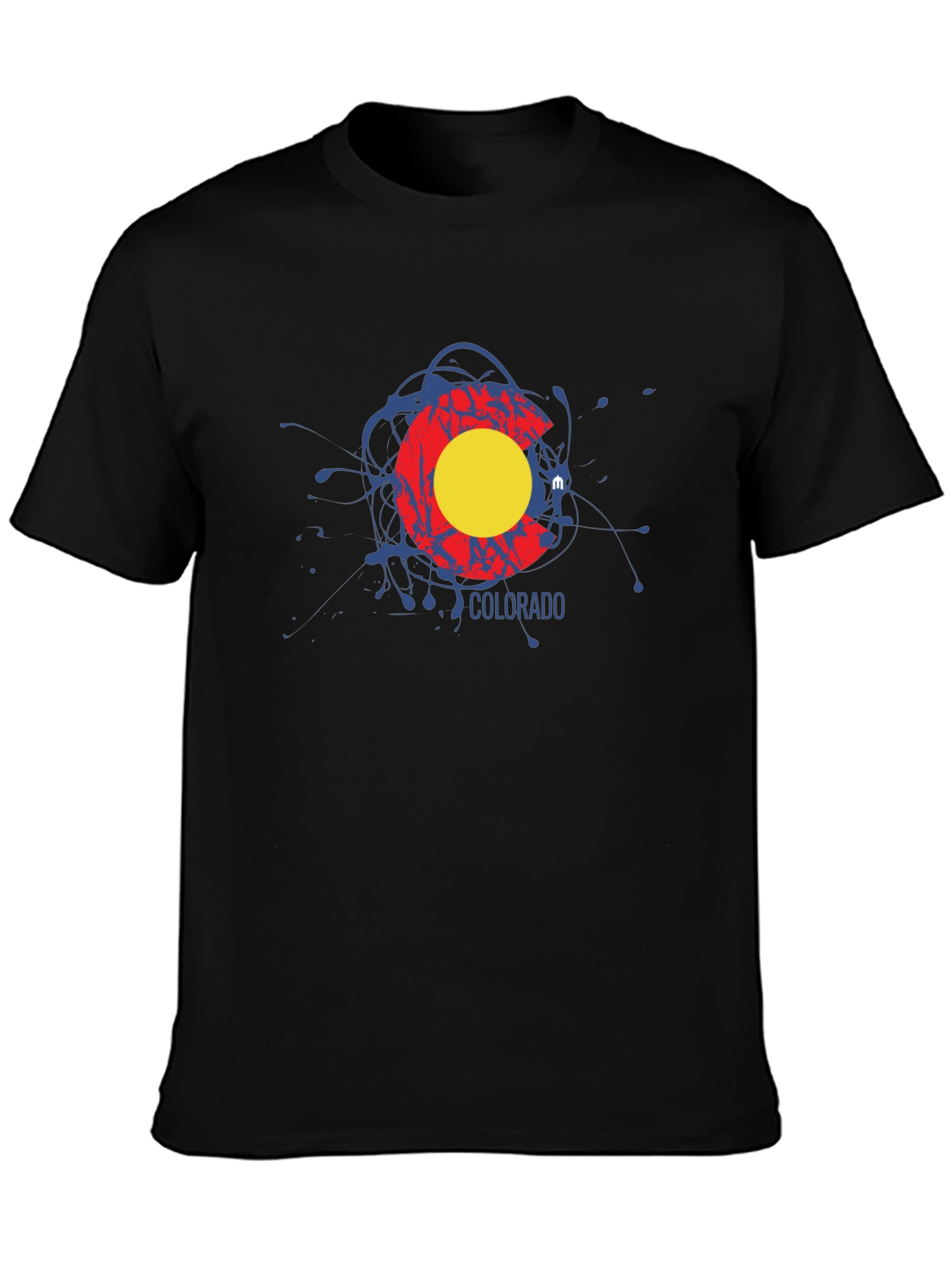 Colorado Flag Splatter T-Shirt