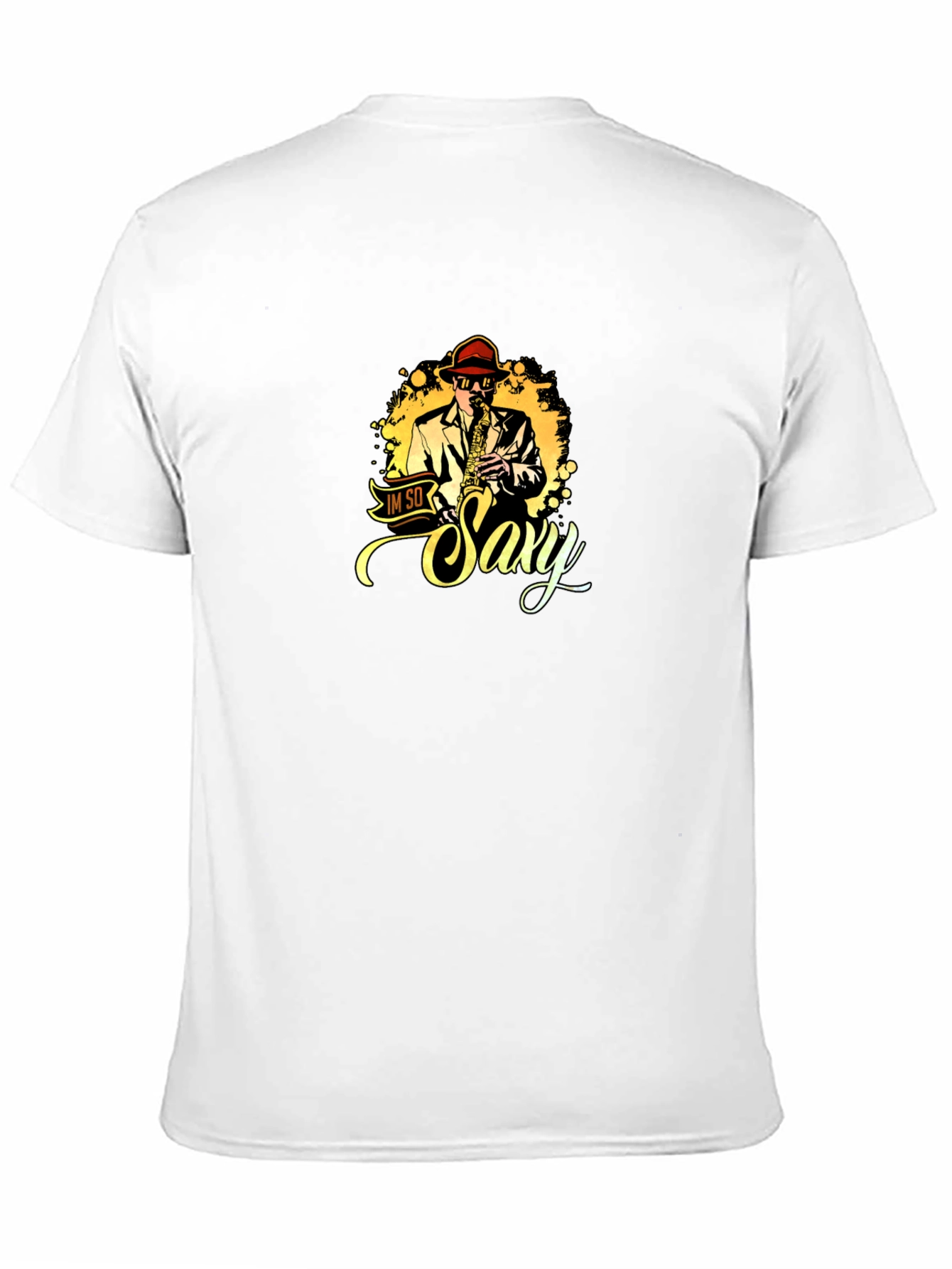 Im So Saxy T-Shirt Black Cotton Graphic Tee