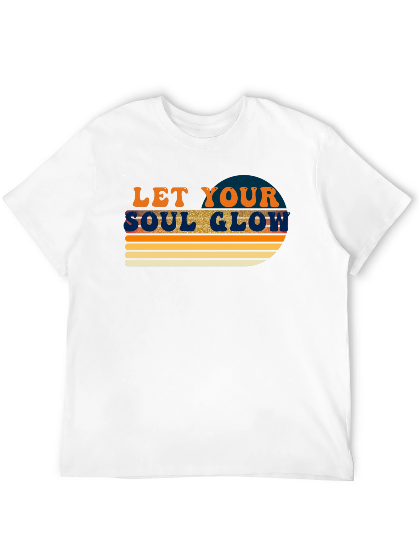 Let Your Soul Glow Retro Graphic Tee