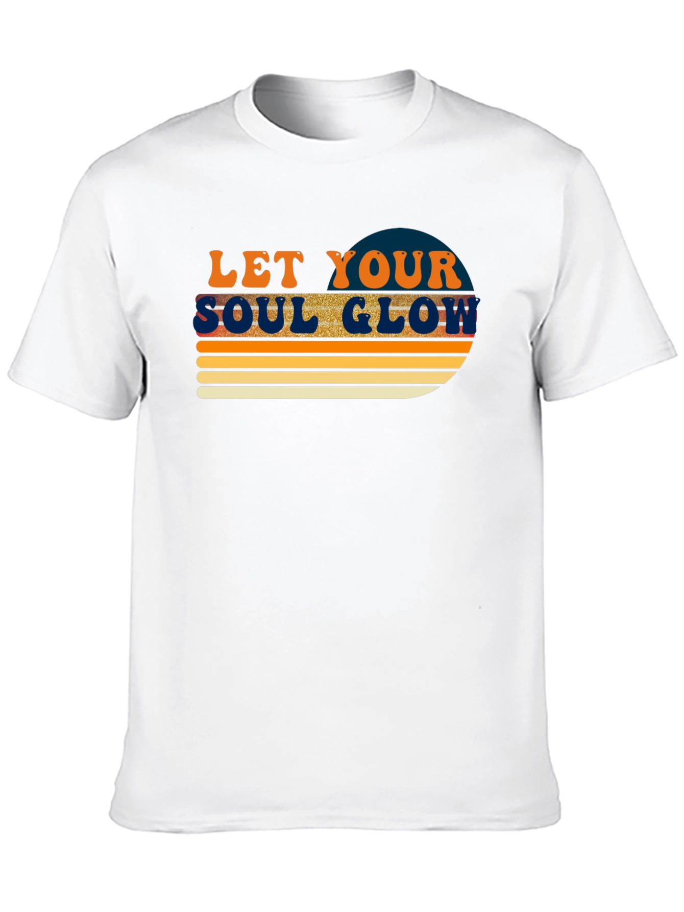 Let Your Soul Glow Retro Graphic Tee