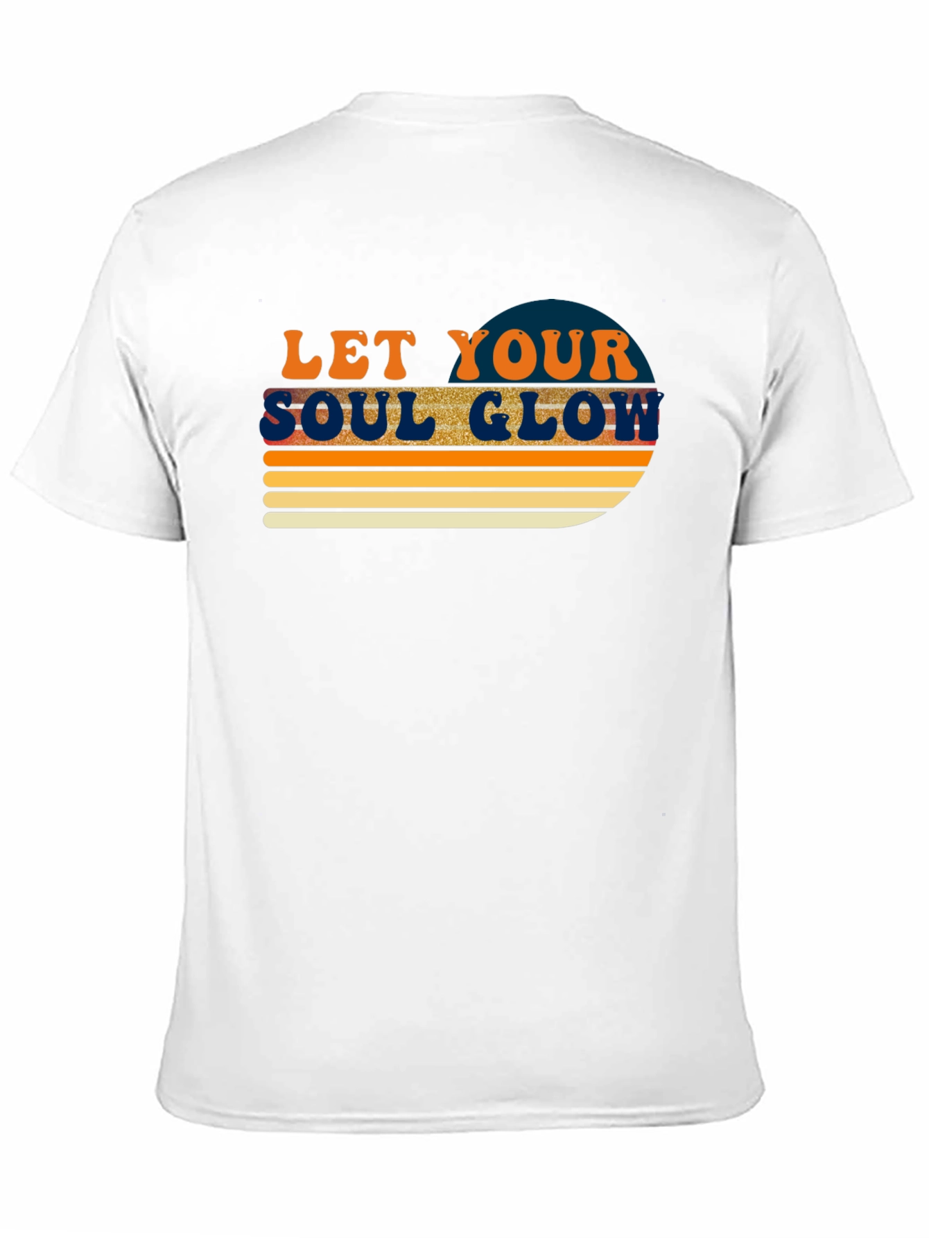Let Your Soul Glow Retro Graphic Tee