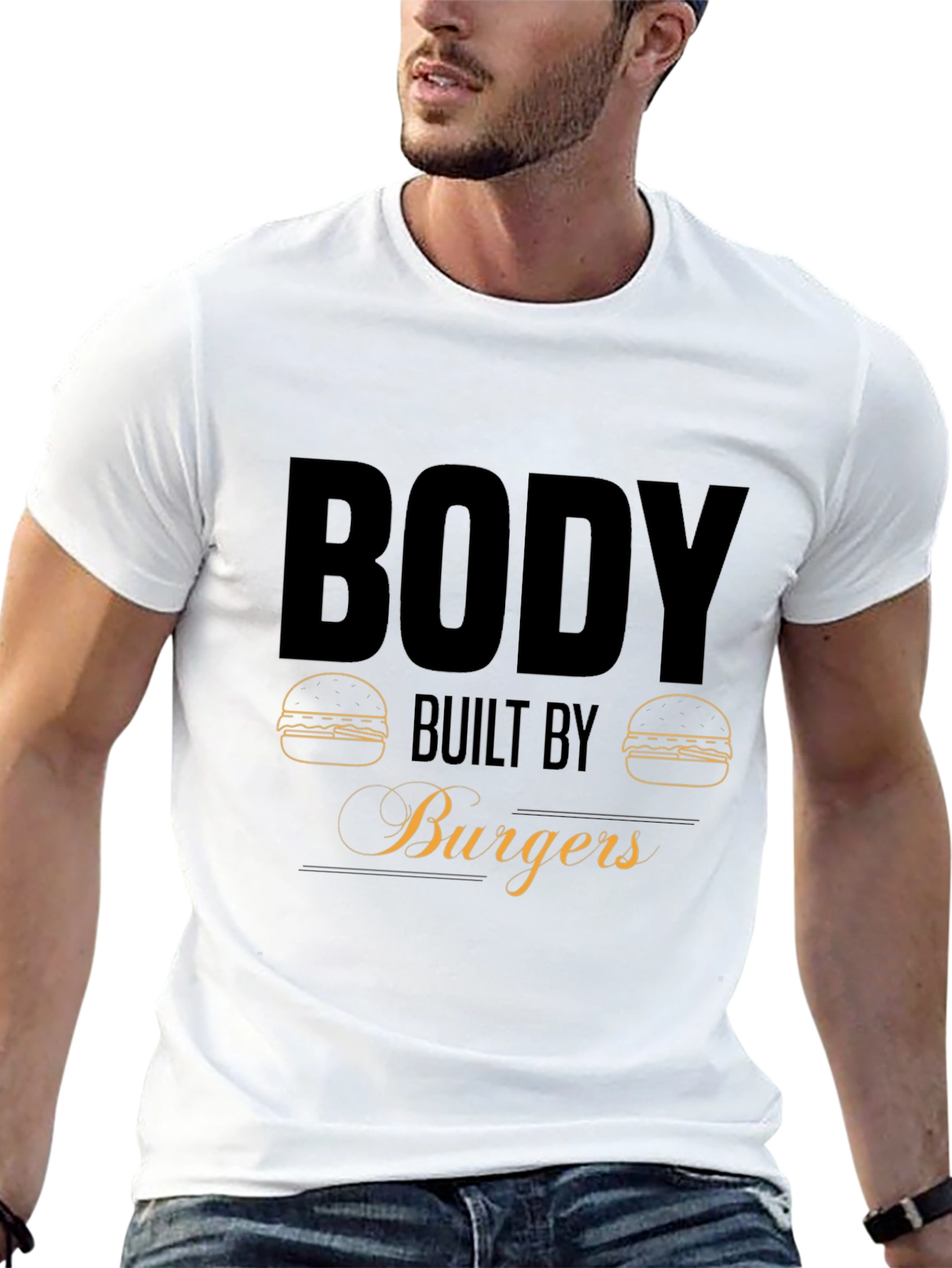 Body Built by Burgers Graphic T-Shirt