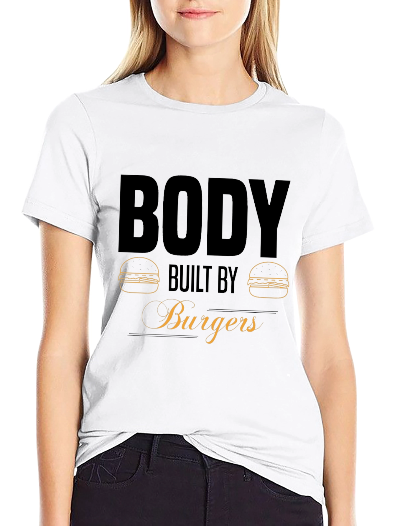 Body Built by Burgers Graphic T-Shirt