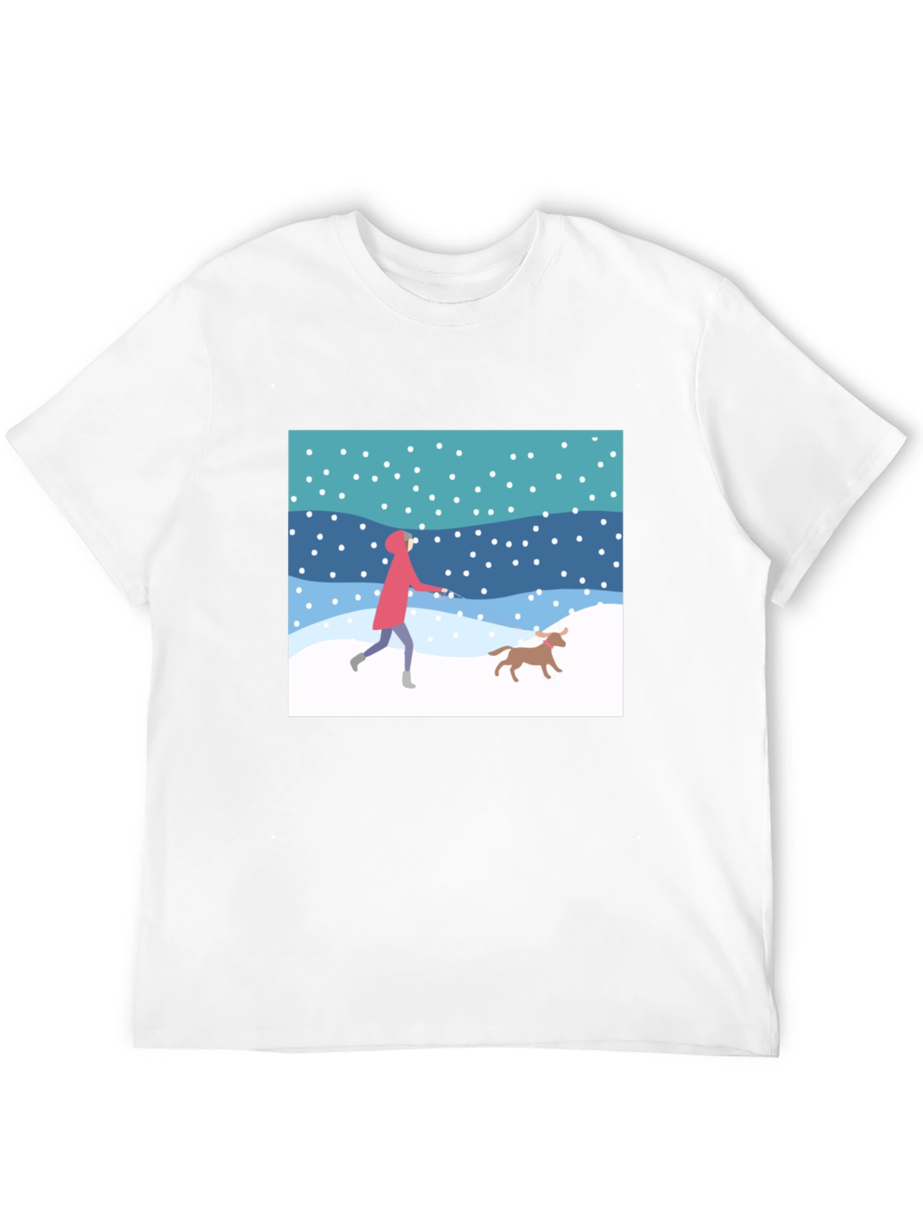 Winter Walk T-Shirt - Black