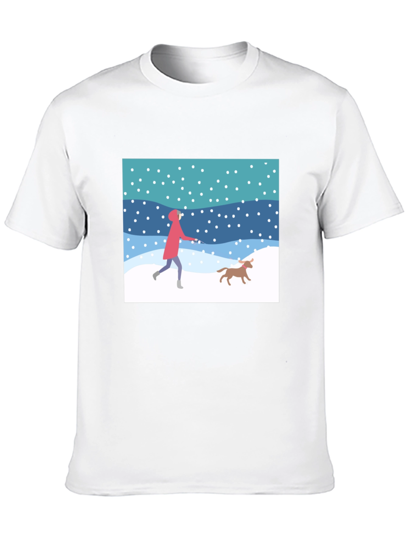Winter Walk T-Shirt - Black