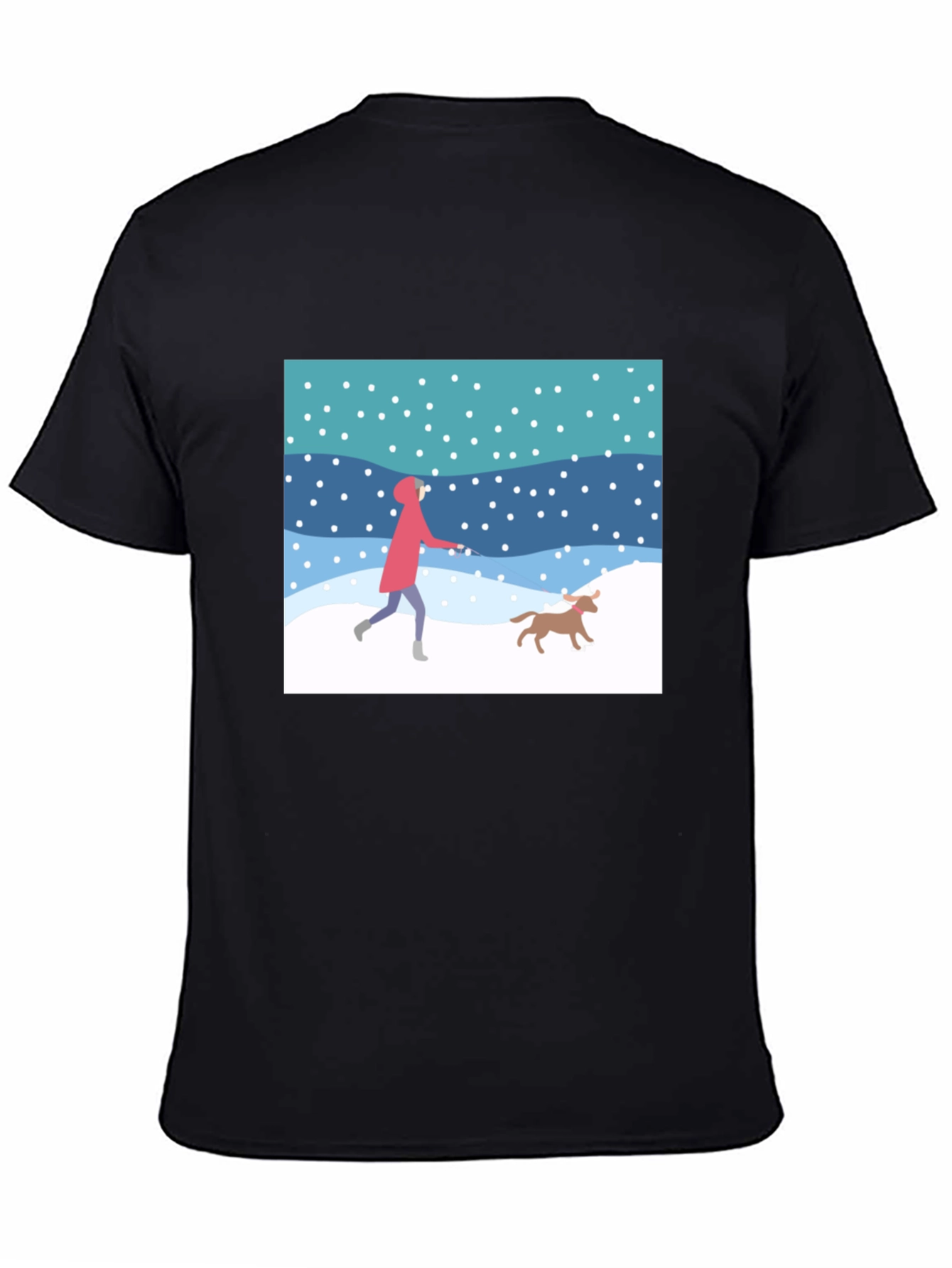 Winter Walk T-Shirt - Black